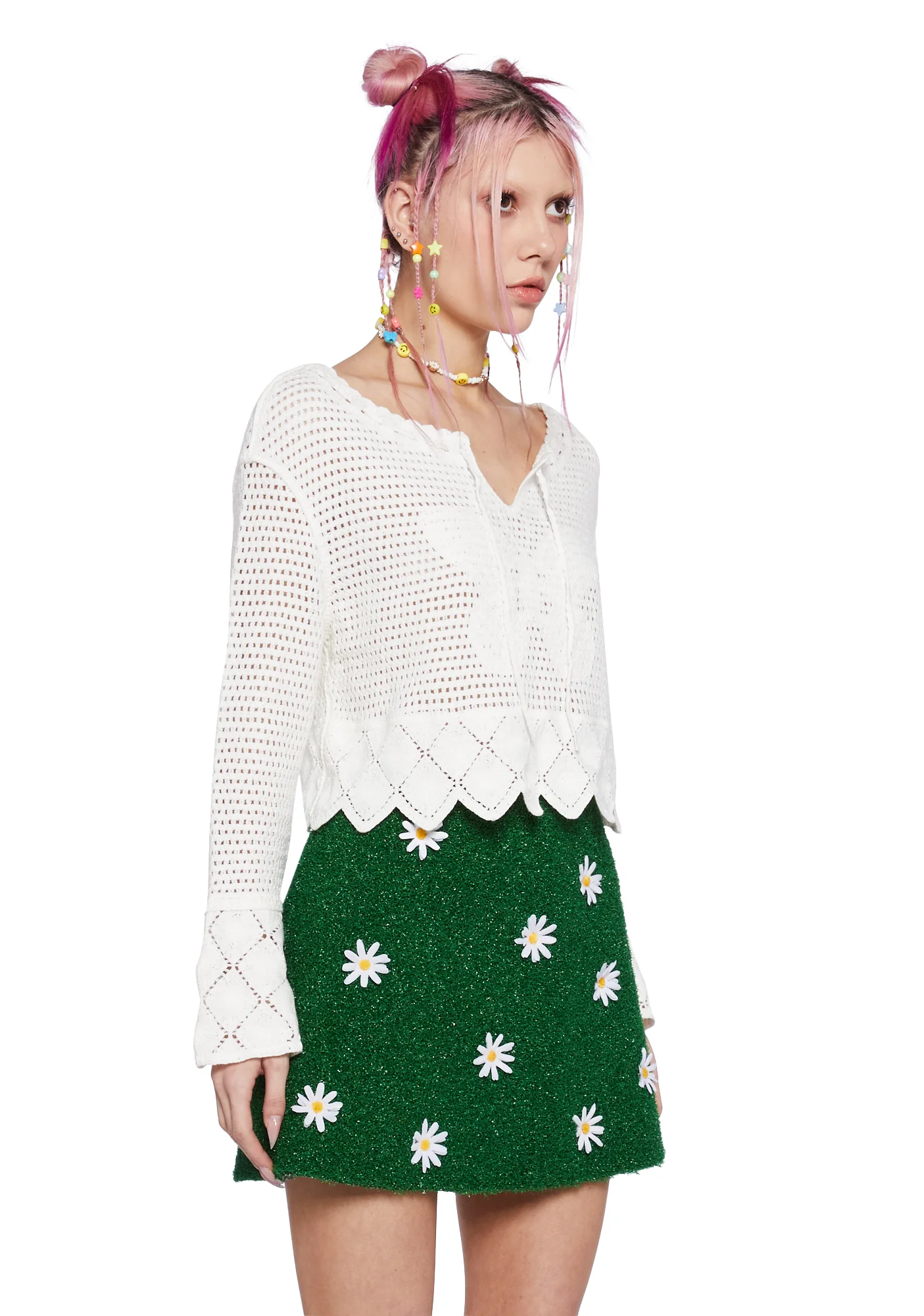 Wind Kissed Crochet Top - Image 3