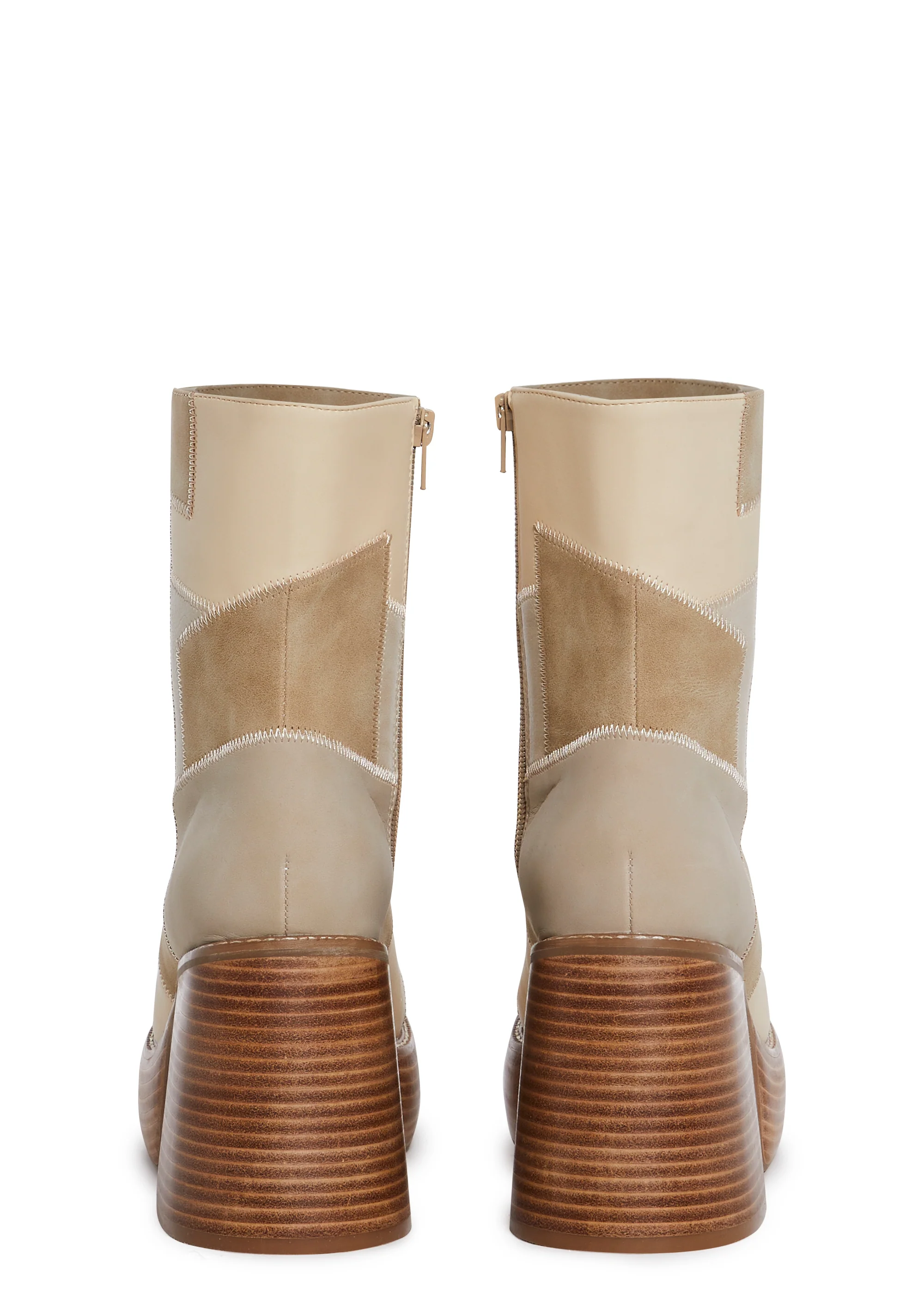 Winding Roads Ankle Boots - Beige - Image 4