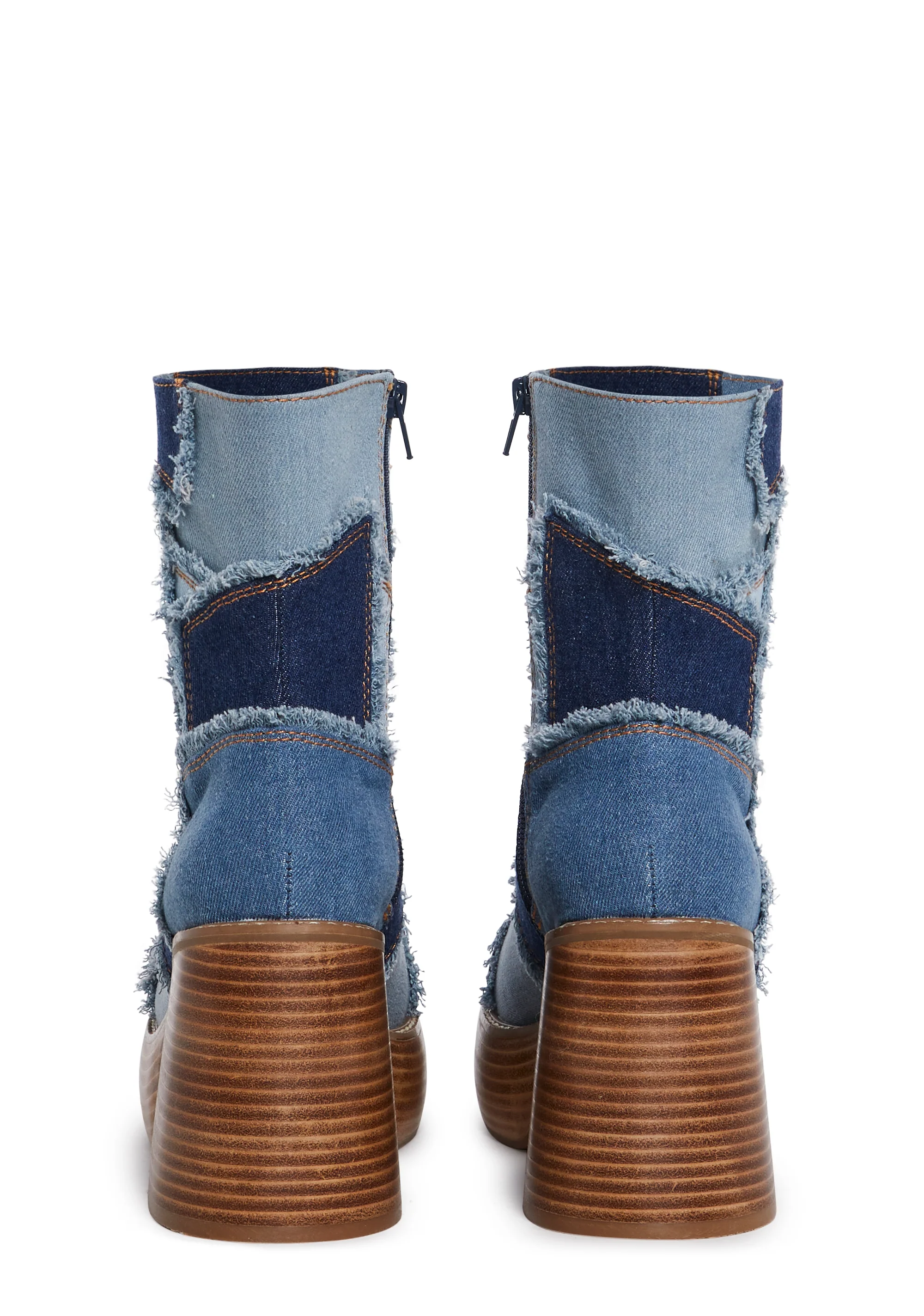 Winding Roads Ankle Boots - Denim - Image 4