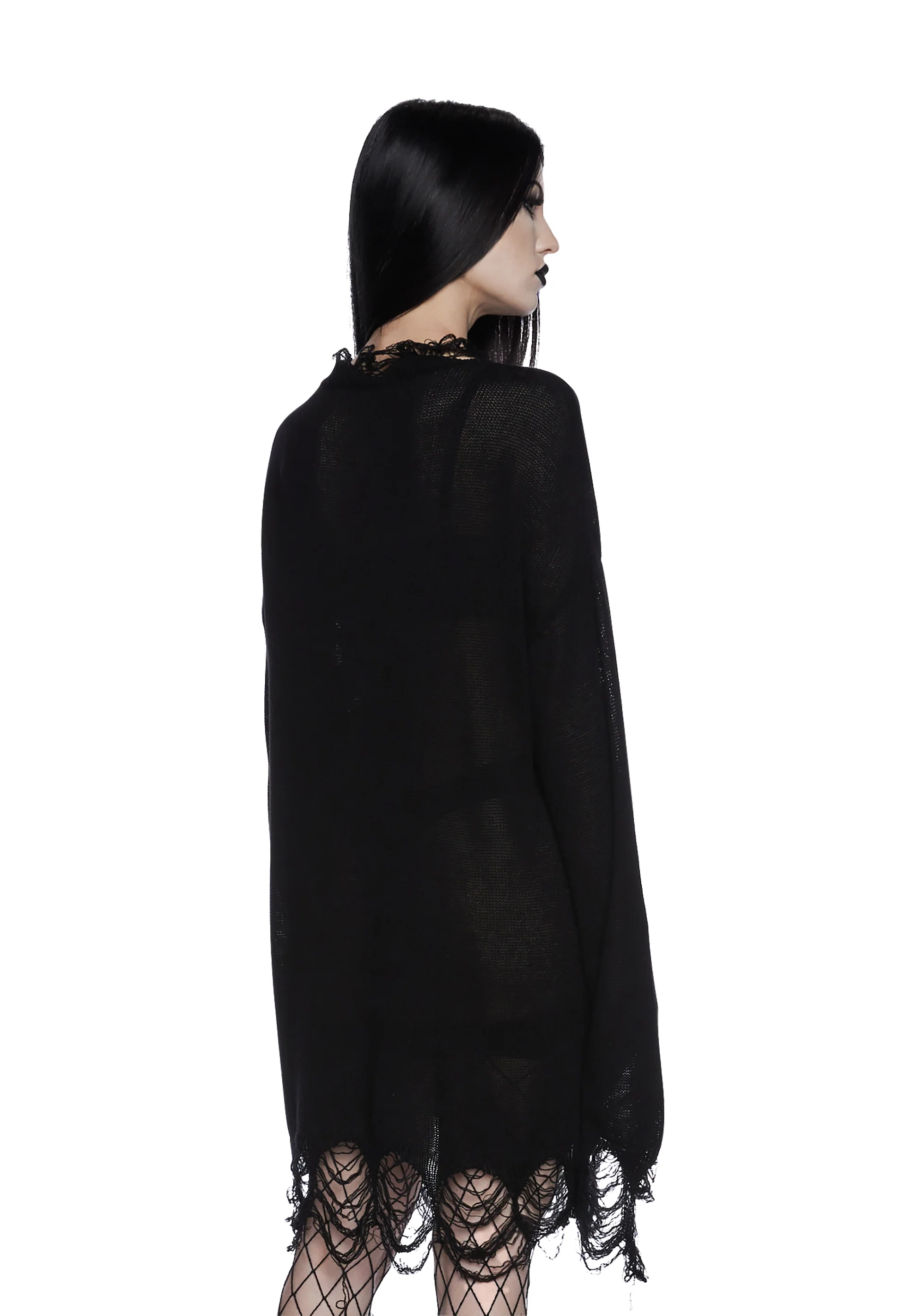 Winged Defeat Oversized Sweater - Image 3