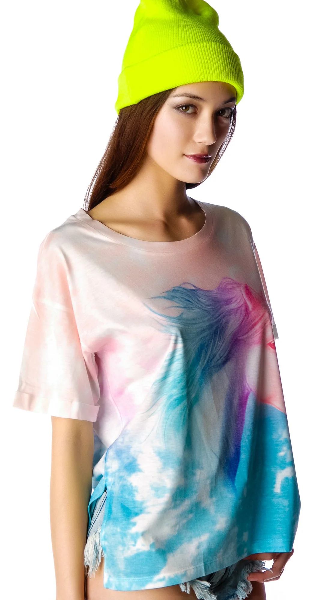 Wish Upon A Rainbow Unicorn Tee - Pink - Image 5