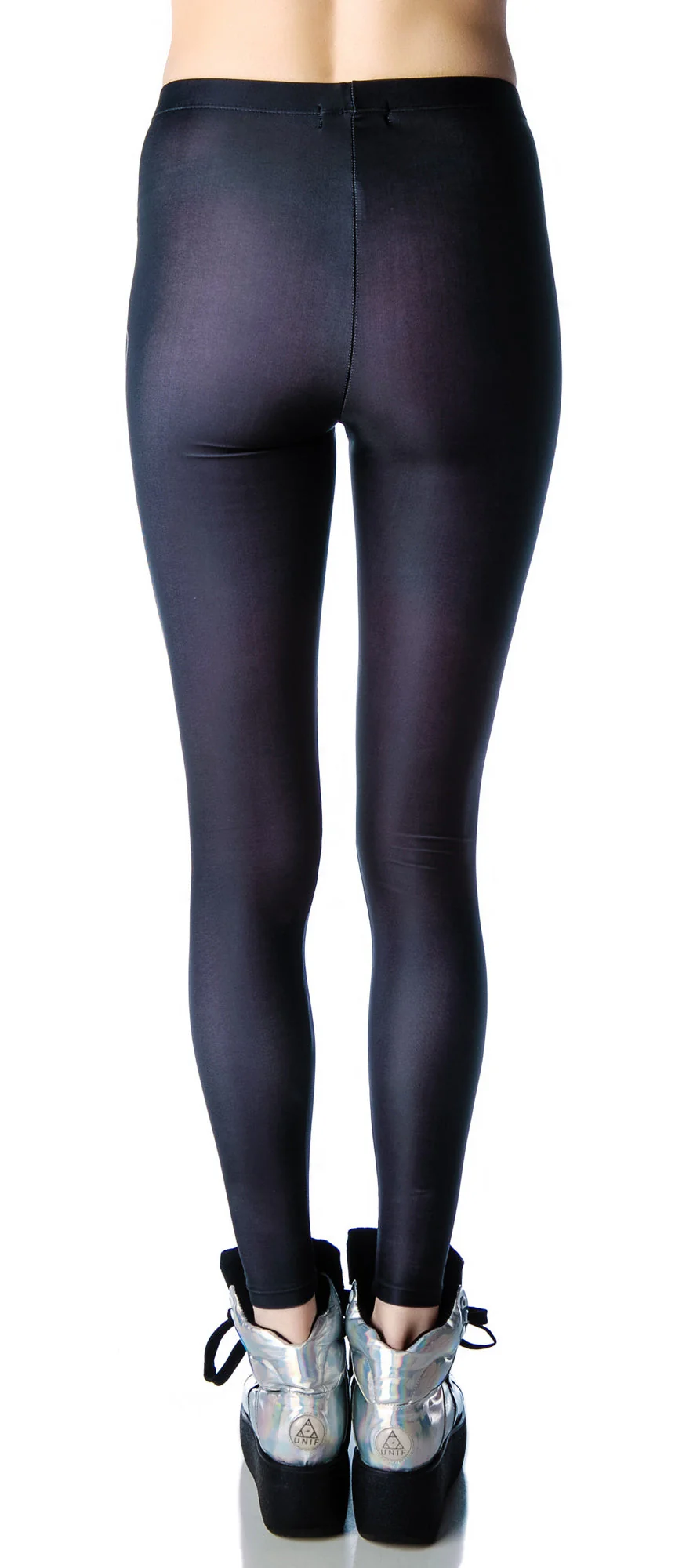 Wishbone Leggings - Light Blue - Image 10