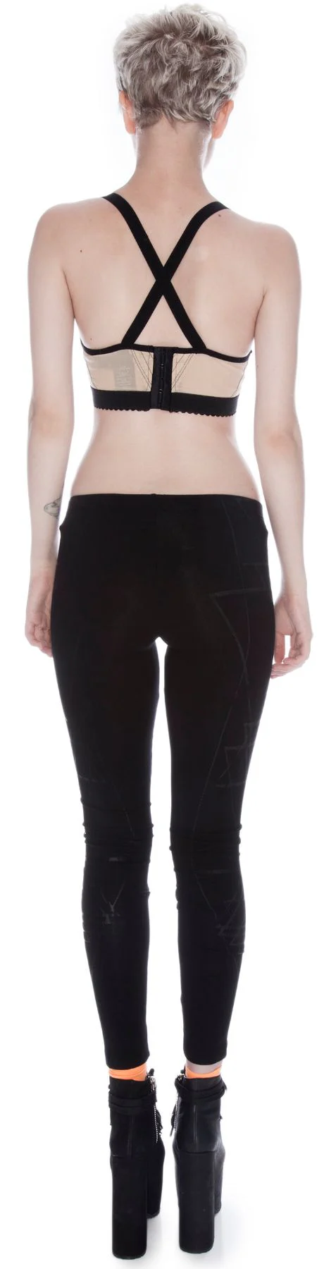 Witch House Screenprint Leggings - Image 5