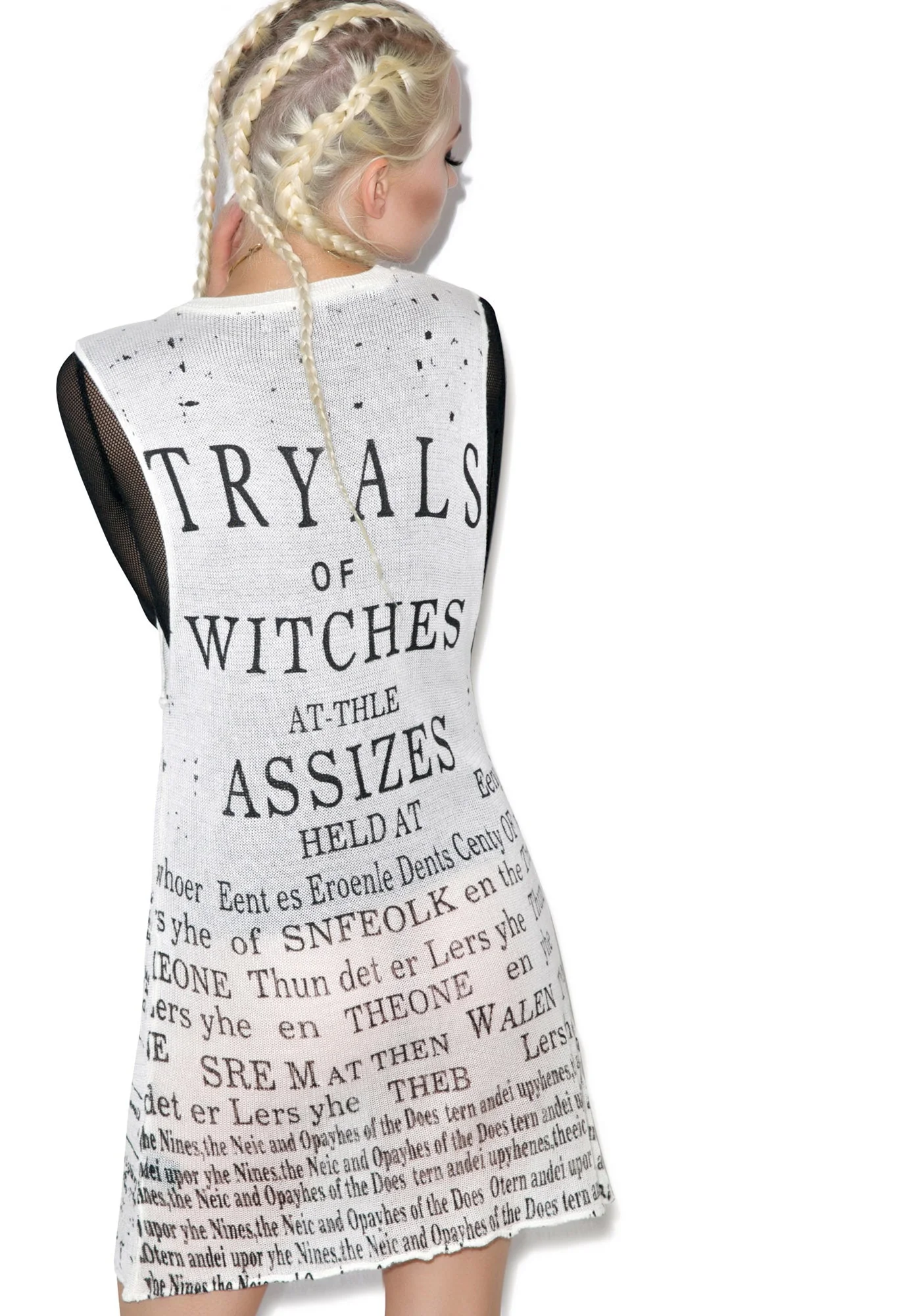 Witch Tryal Top - Black - Image 3