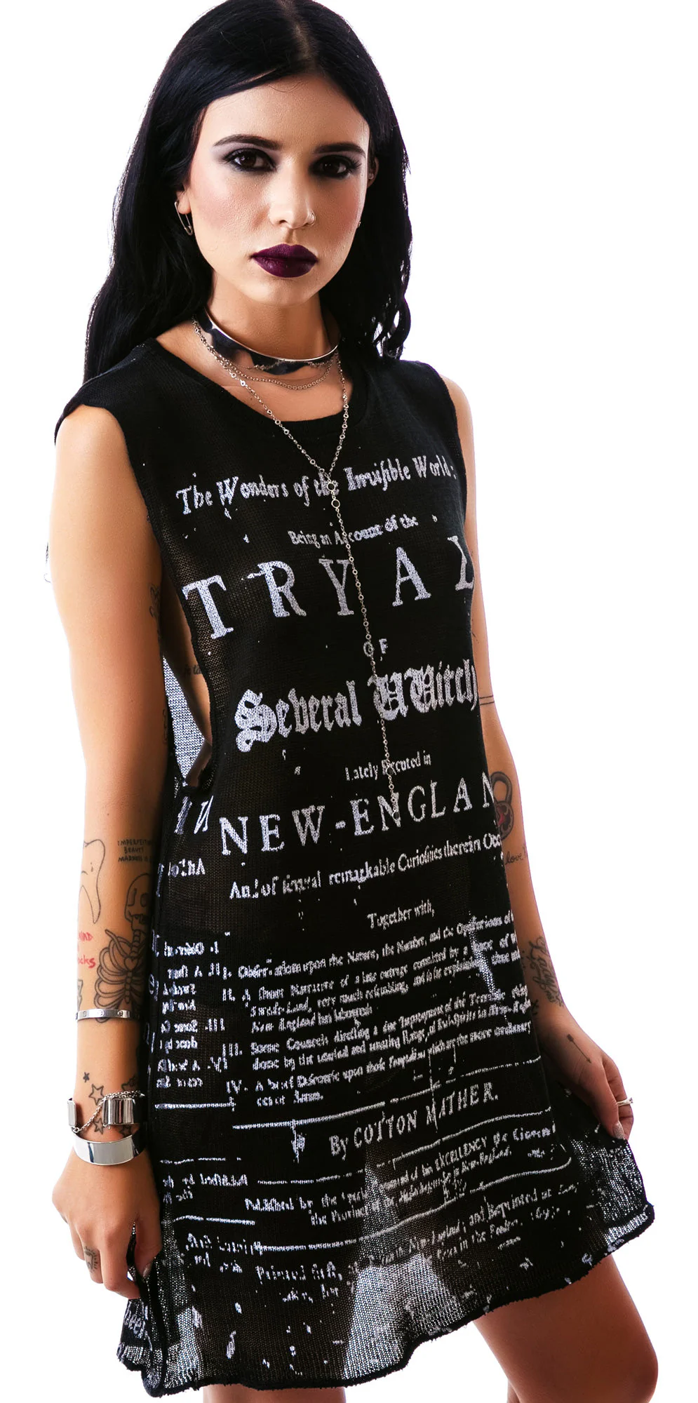 Witch Tryal Top - Black - Image 7