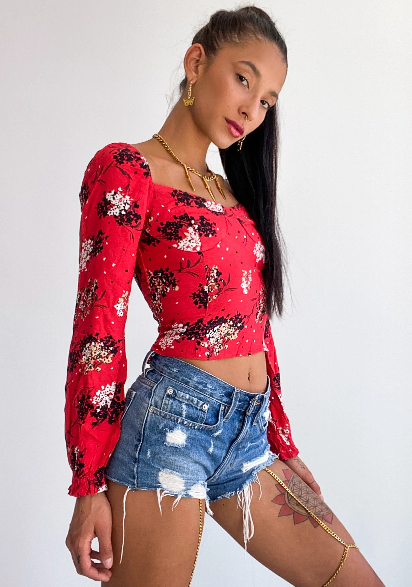 Without A Doubt Floral Top - Image 3