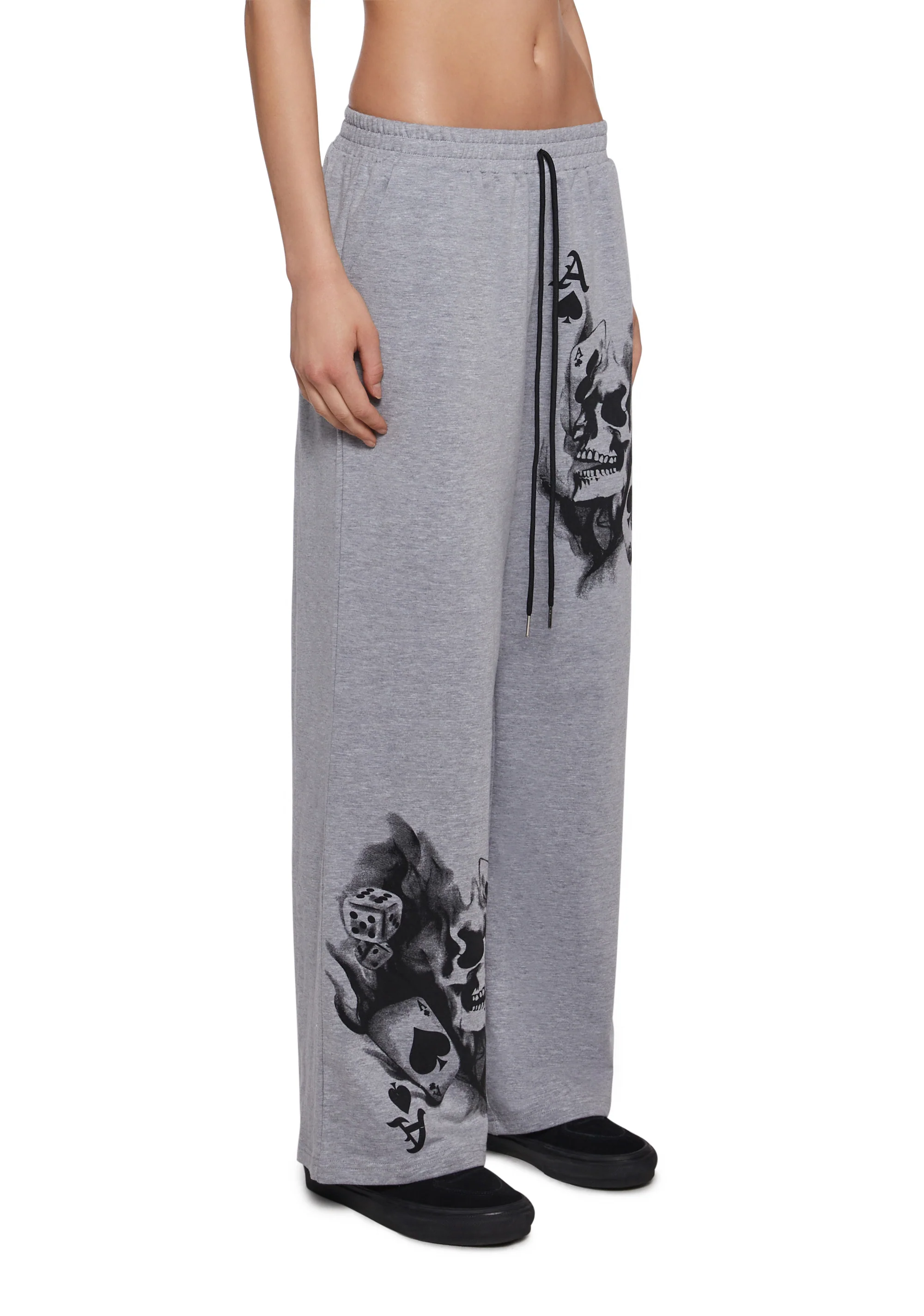Spooky You Skull Print Sweatpants - Image 3