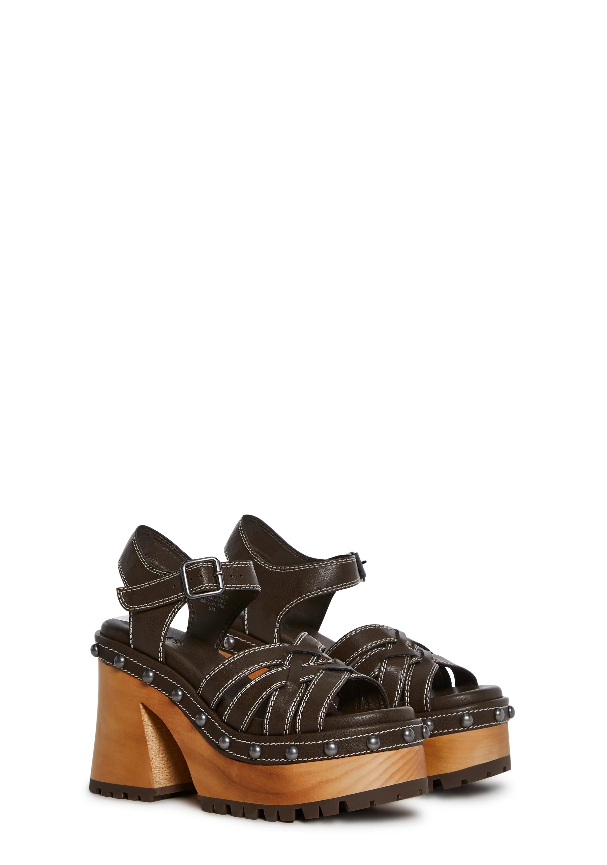 Crush Promises Platform Sandals - Brown - Image 3