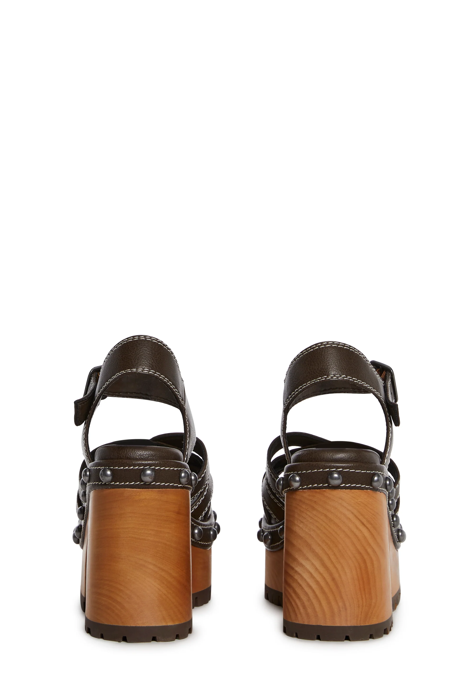 Crush Promises Platform Sandals - Brown - Image 4