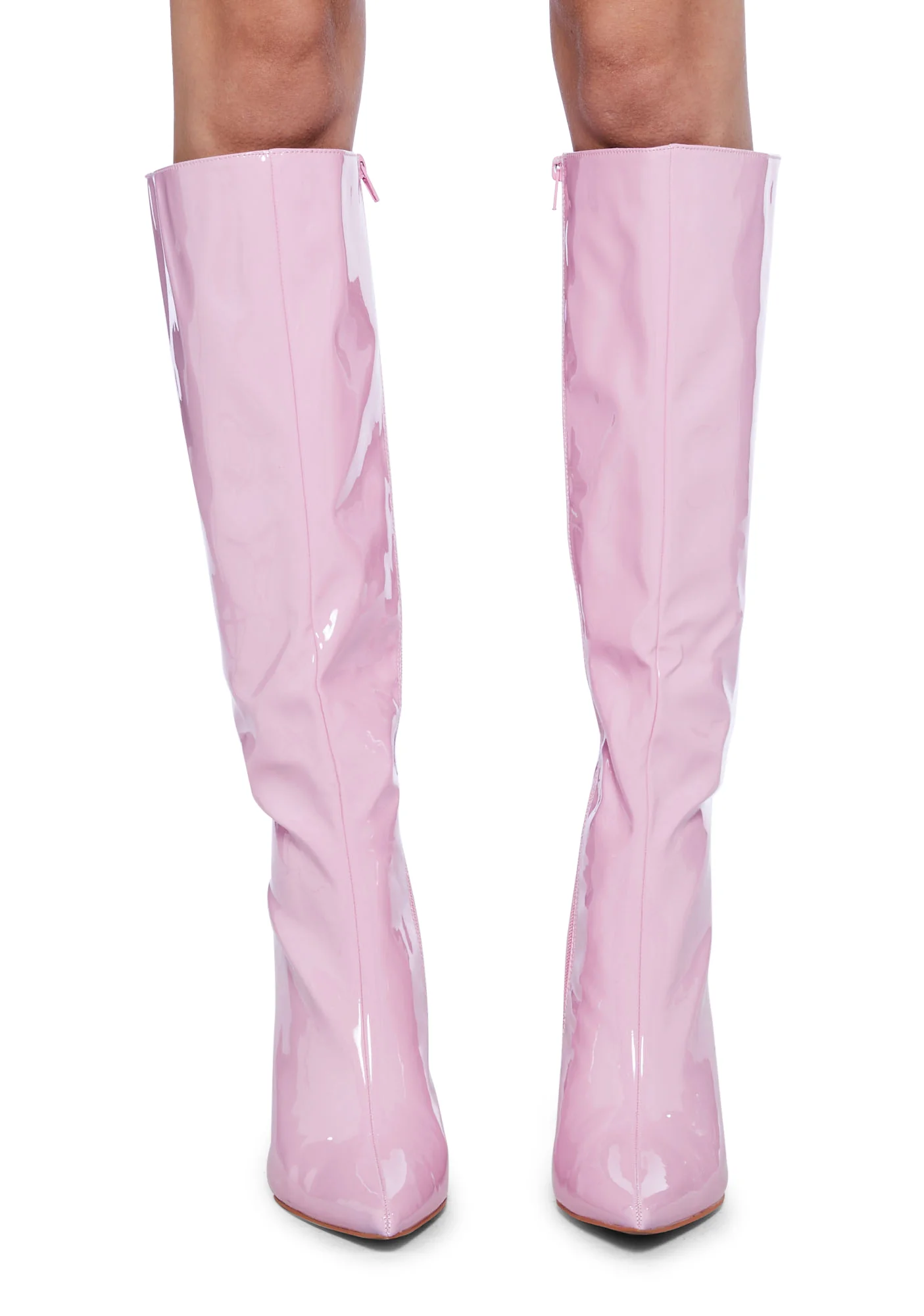 Work It Knee High Boots - Pink - Image 3