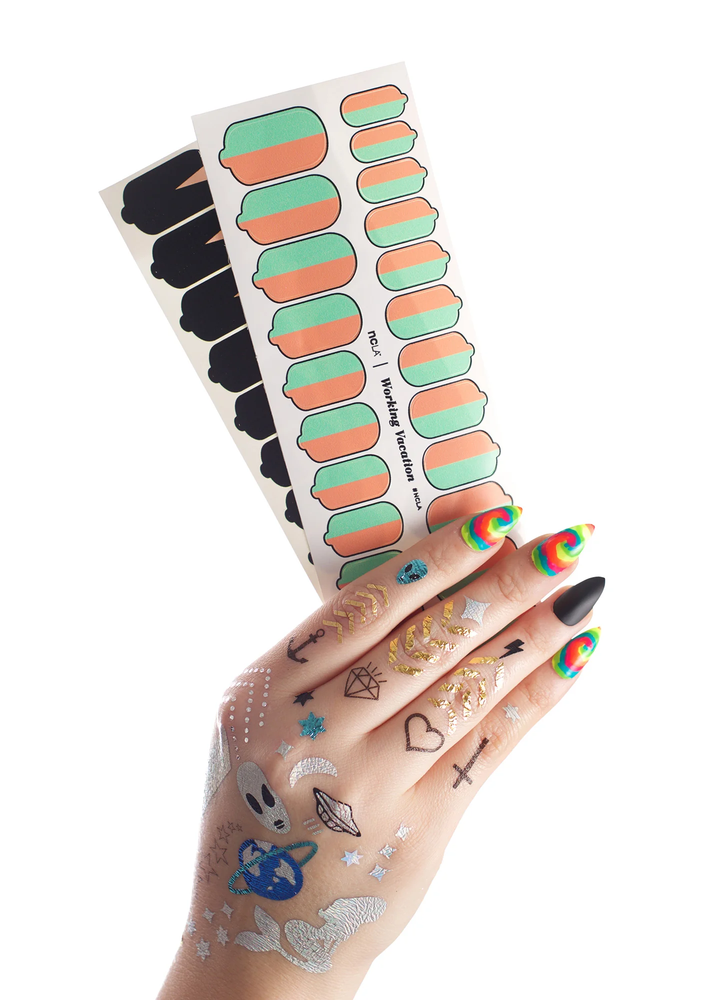 Working Vacation Nail Wraps - Image 2