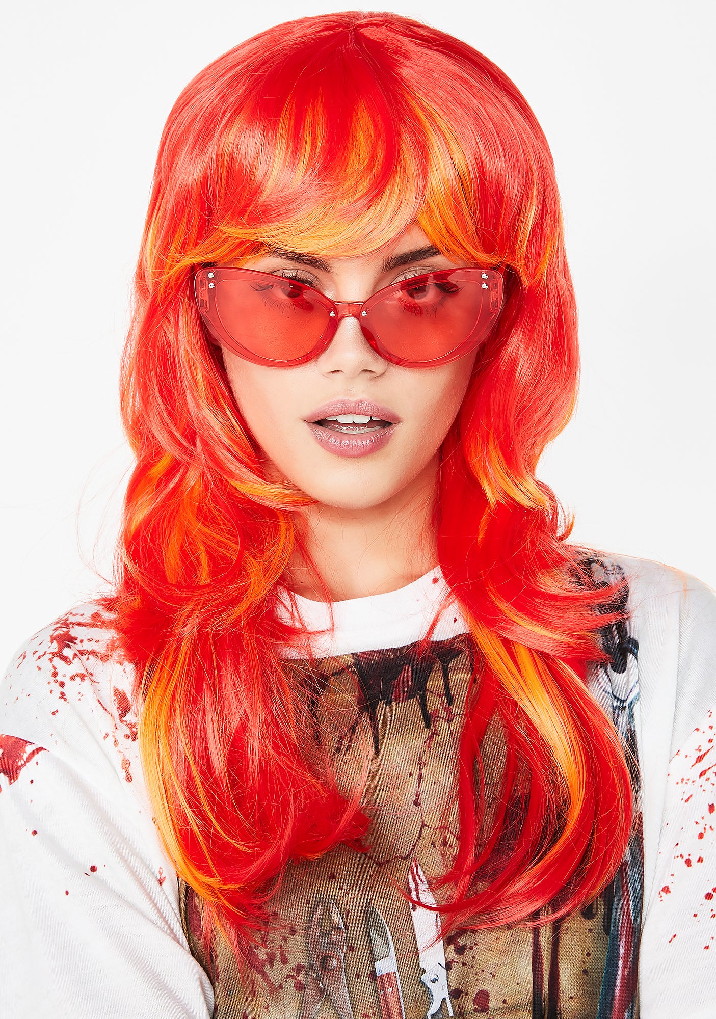 World On Fire Long Wig - Image 2