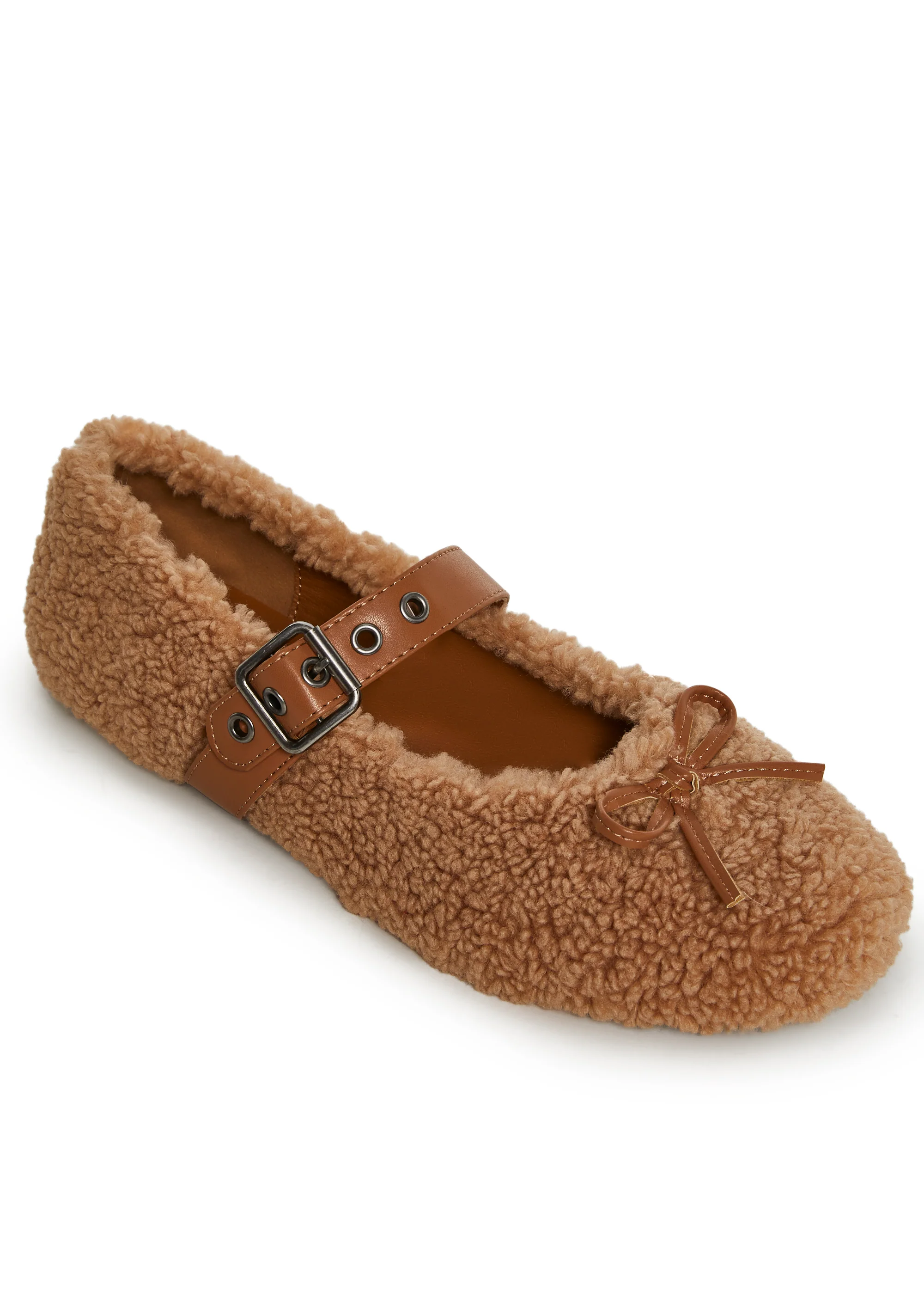 Cuddle Society Faux Fur Flats - Image 2
