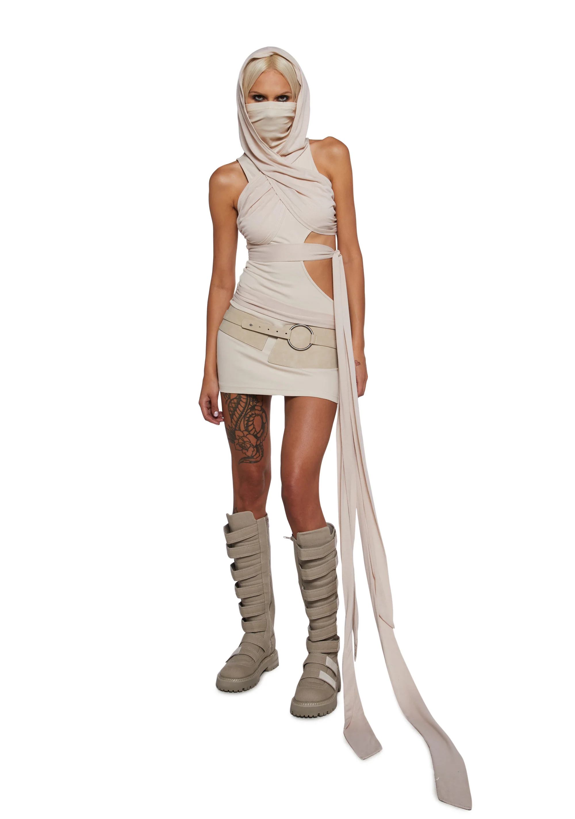 Signal Cut Out Wrap Mini Dress - Image 2