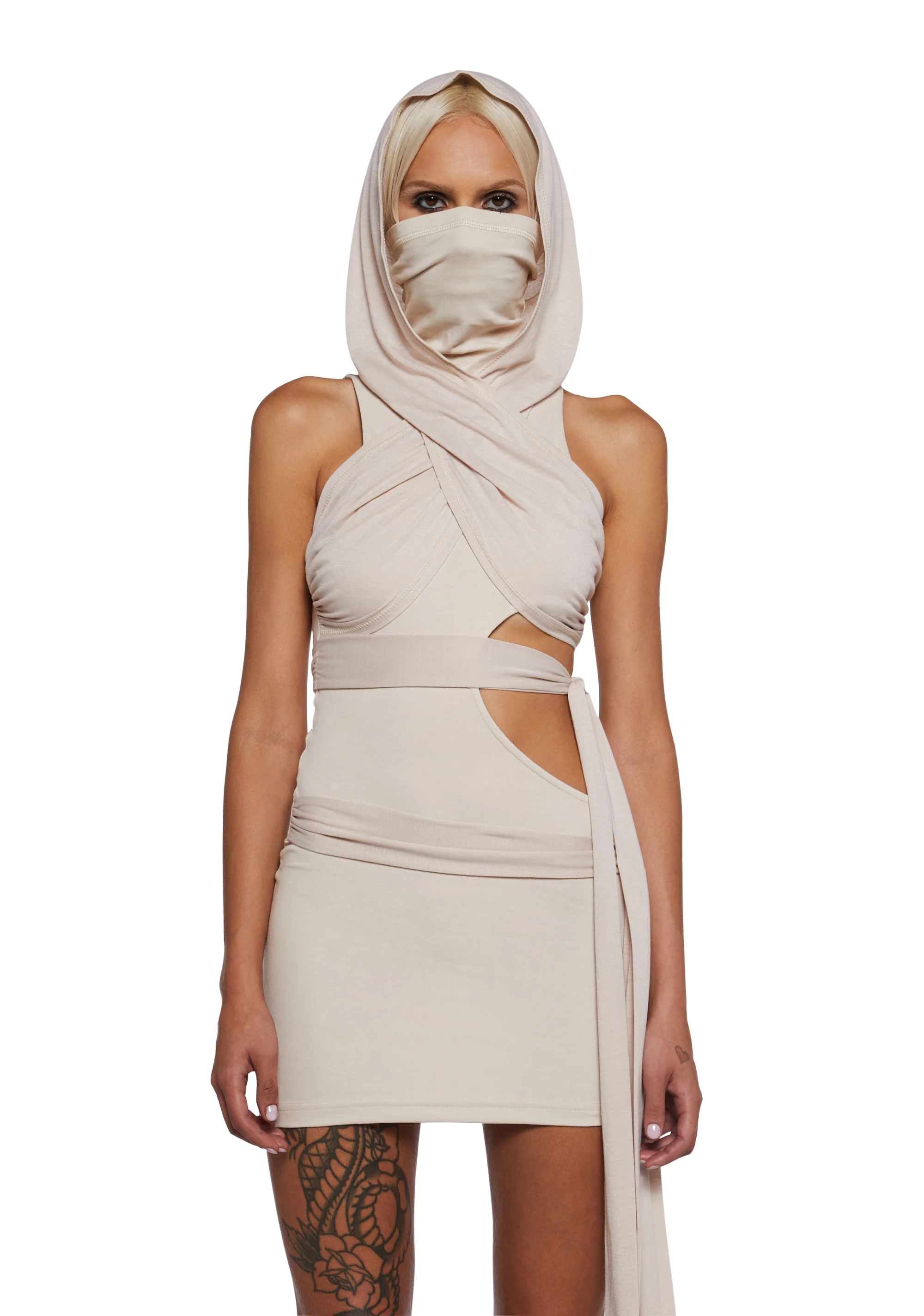 Signal Cut Out Wrap Mini Dress - Image 5