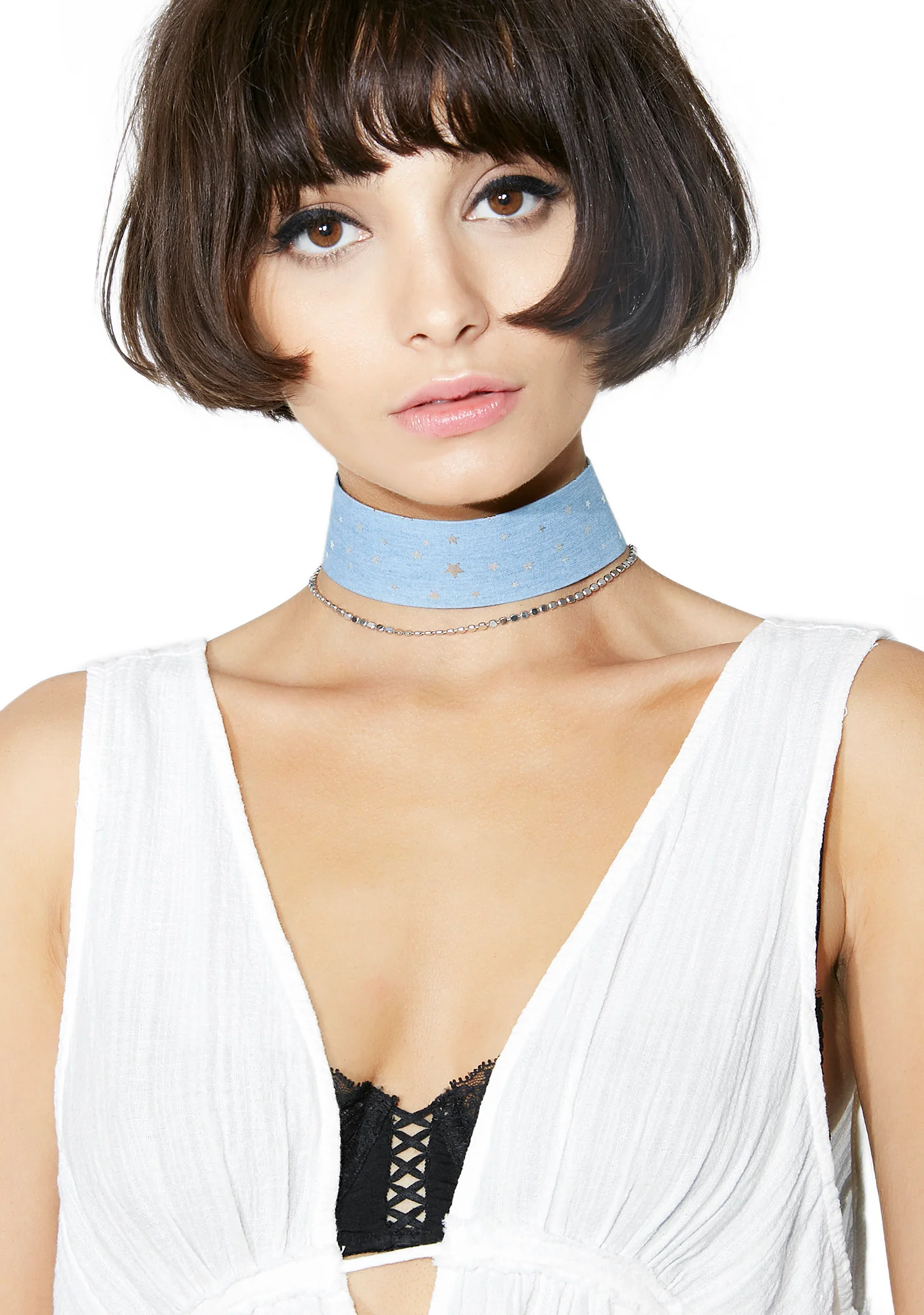 Written In The Stars Denim Choker - Image 4