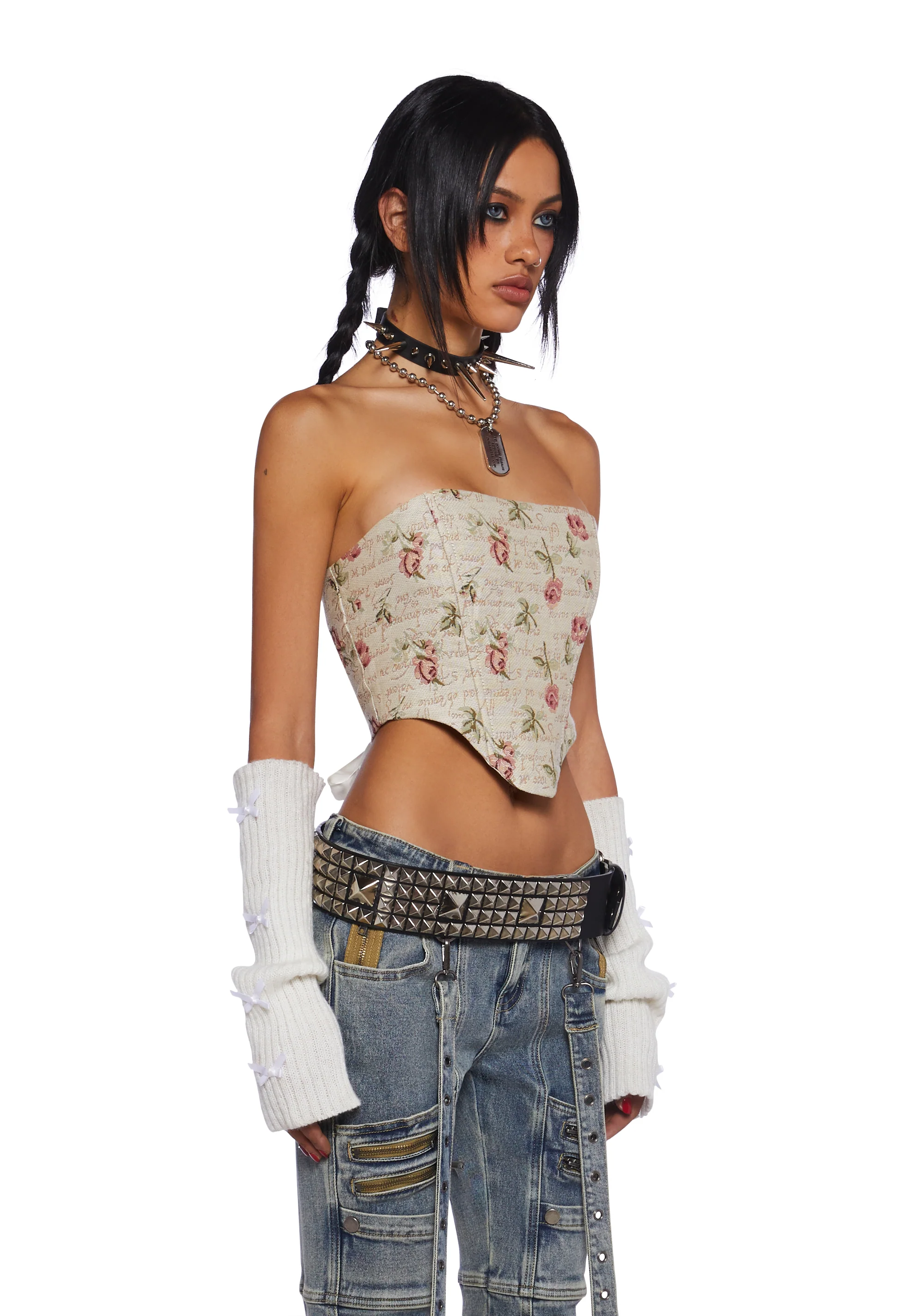 Written Rose Corset Top - Image 3