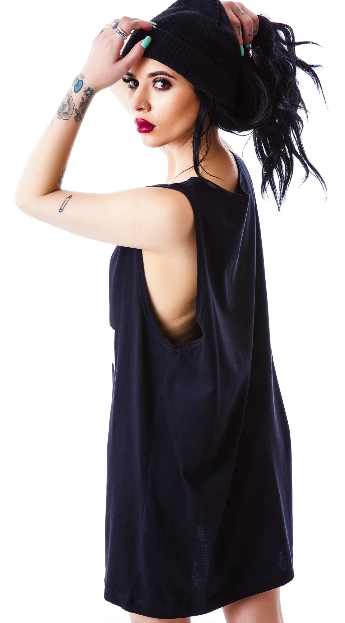 x BOY London Boy Cross Oversized Tank - Silver - Image 17