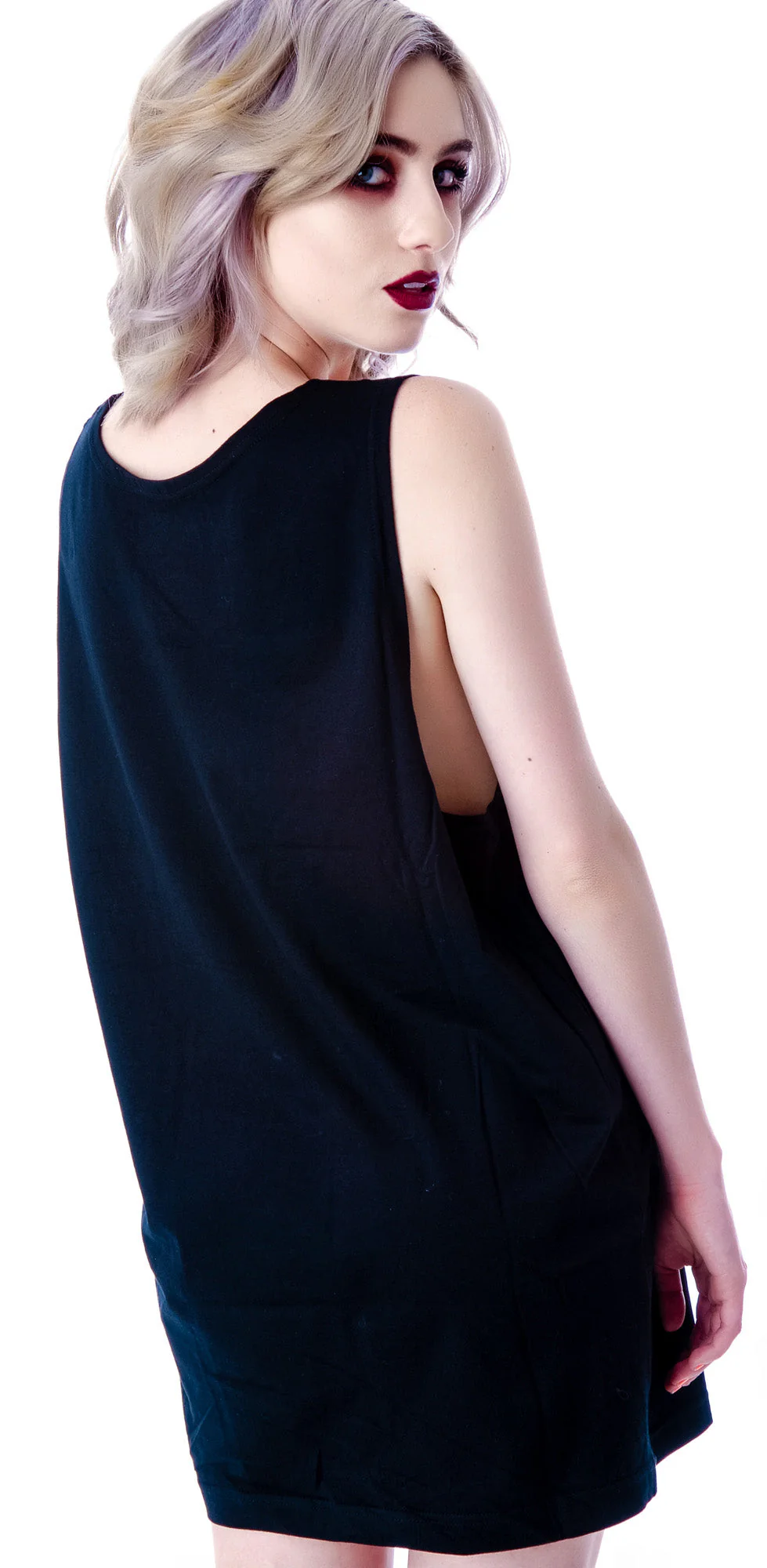 x BOY London Boy Cross Oversized Tank - Silver - Image 19