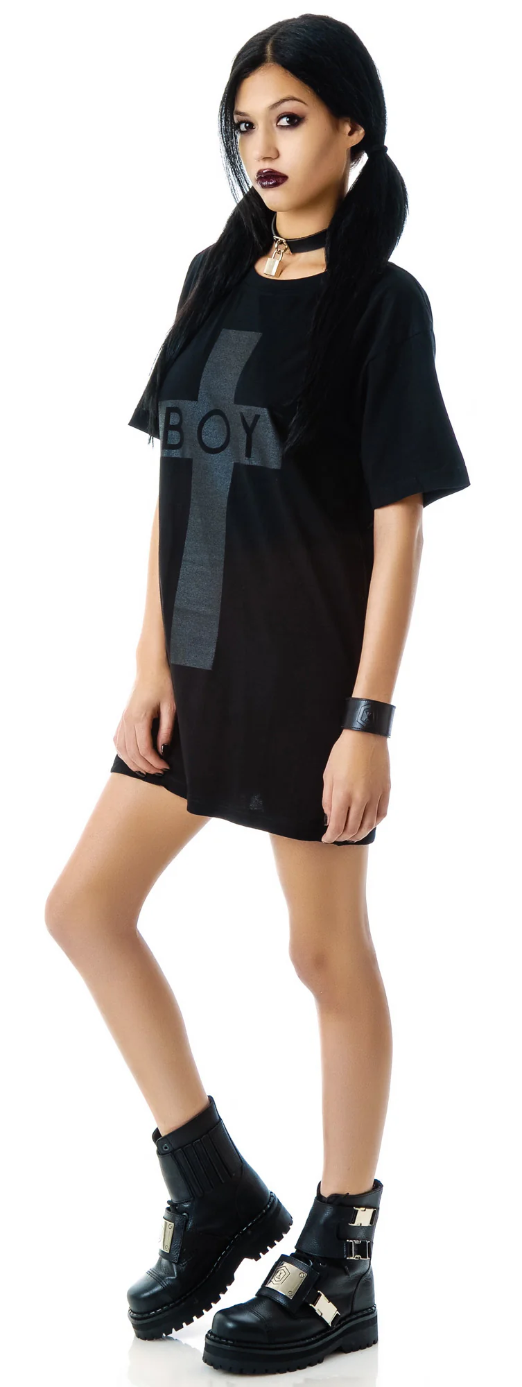 x BOY London Boy Cross Oversized Tee - Image 15