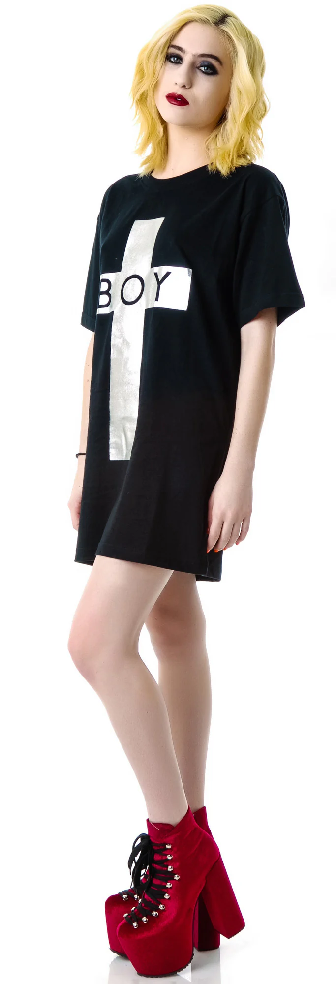 x BOY London Boy Cross Oversized Tee - Image 18