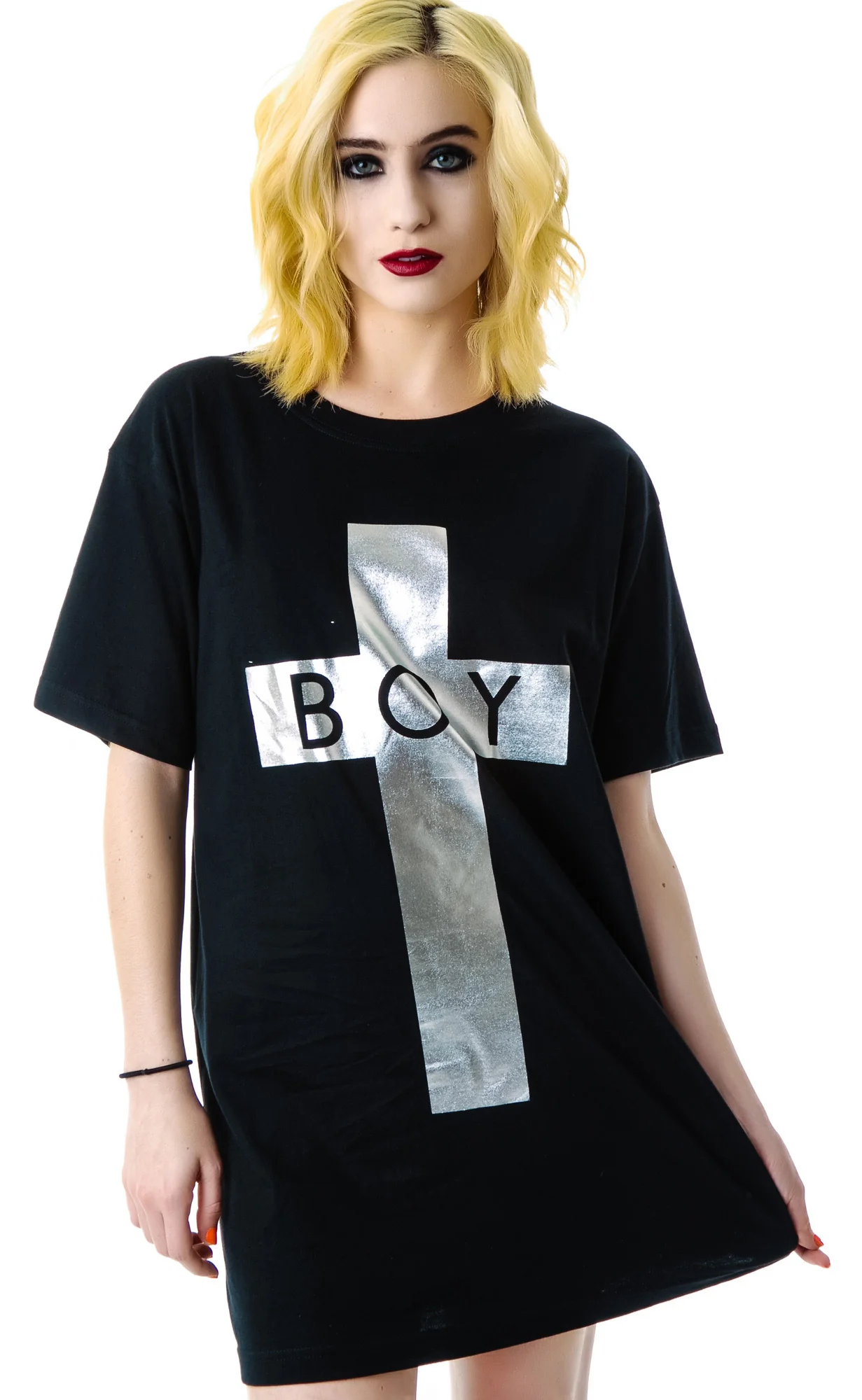 x BOY London Boy Cross Oversized Tee - Image 19