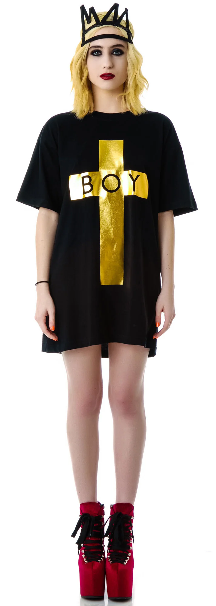x BOY London Boy Cross Oversized Tee - Image 21