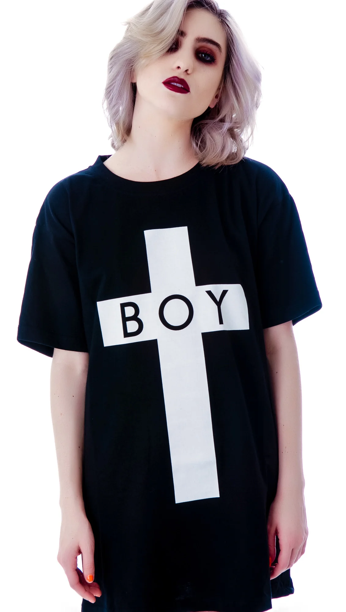 x BOY London Boy Cross Oversized Tee - Image 23