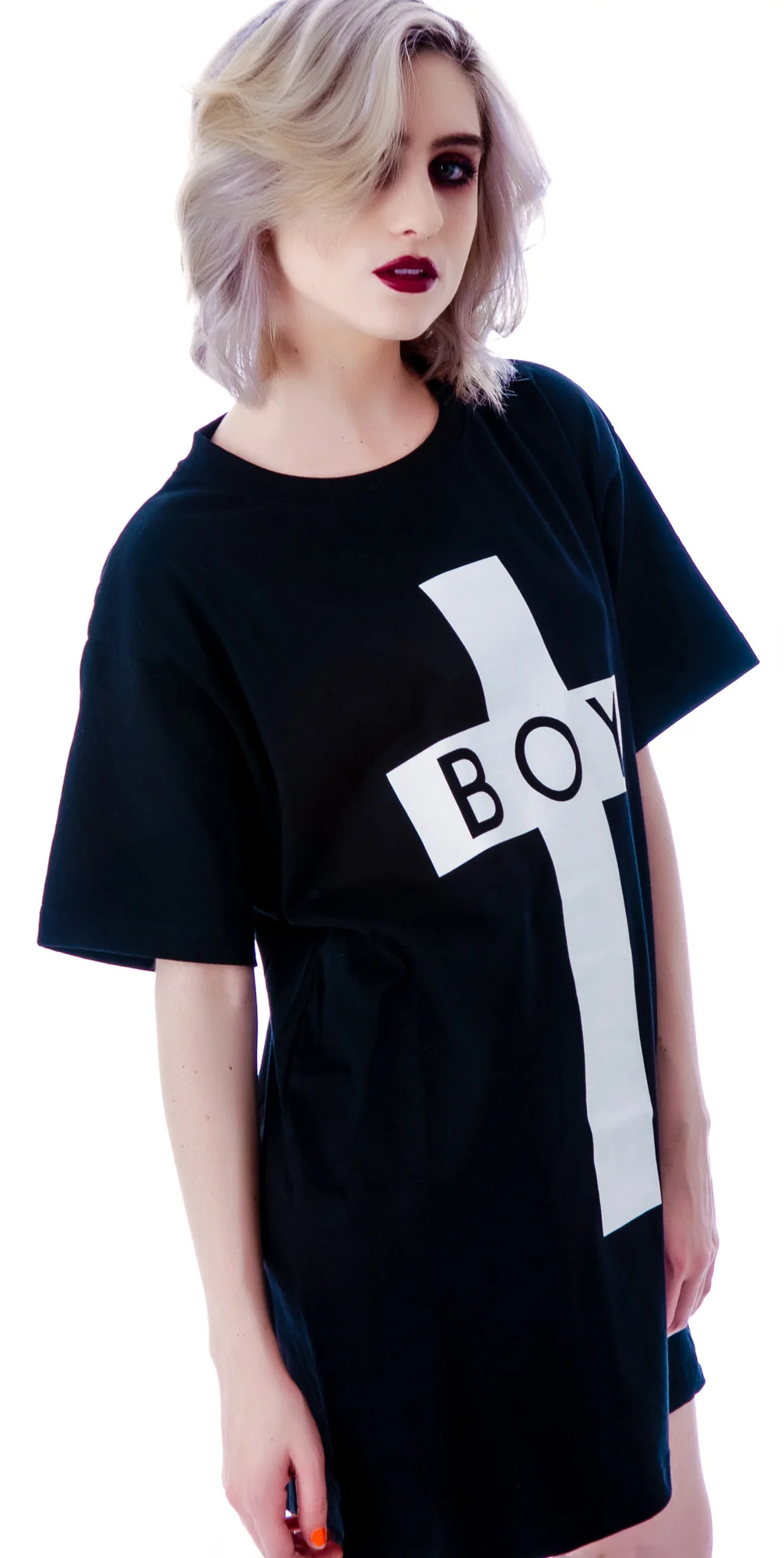 x BOY London Boy Cross Oversized Tee - Image 6