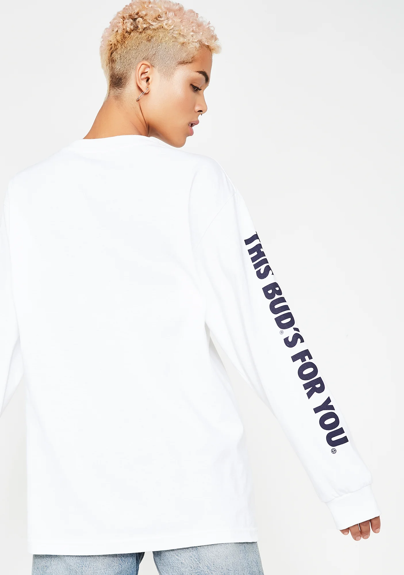 x Budweiser Label Long Sleeve Tee - Image 4