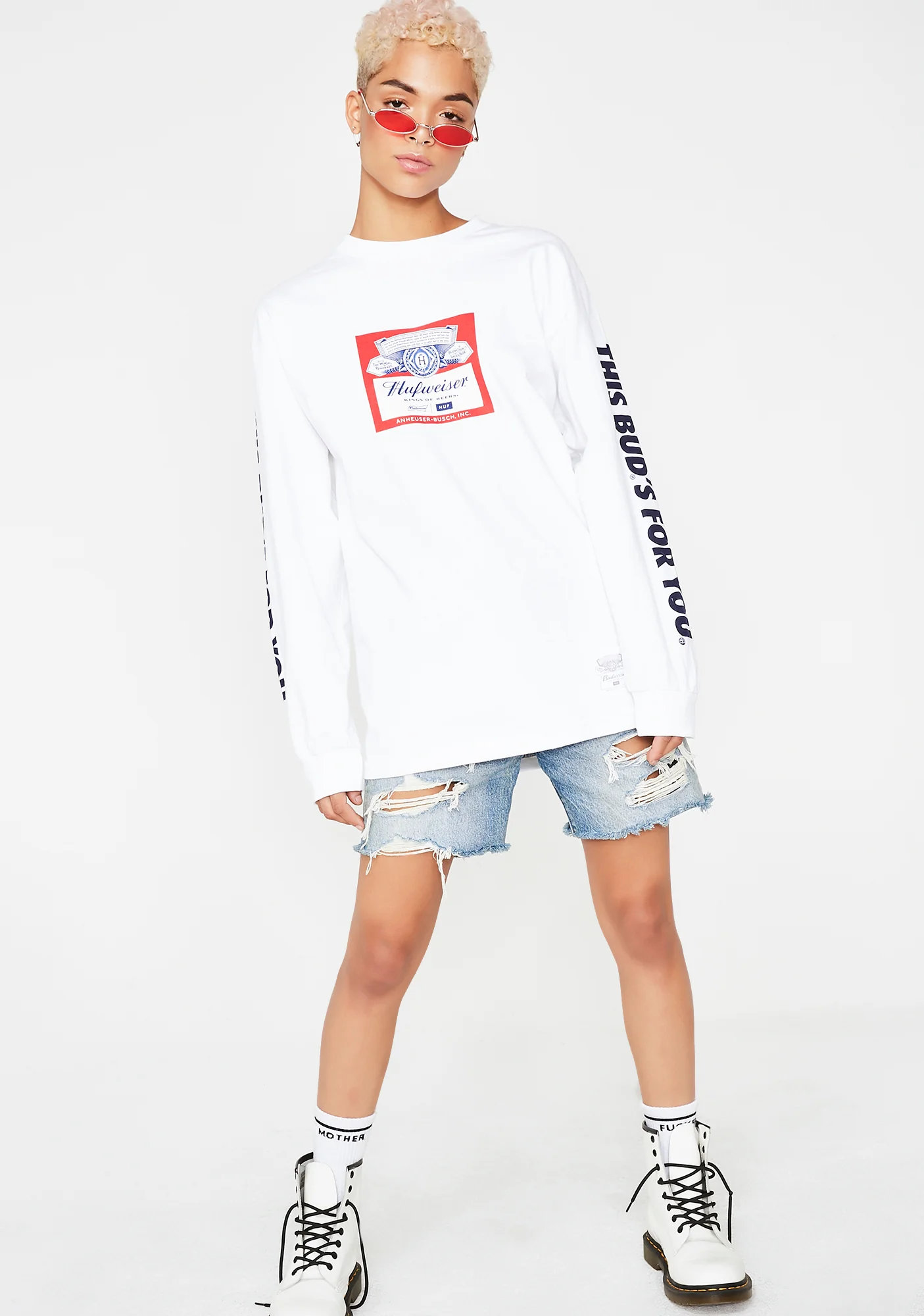 x Budweiser Label Long Sleeve Tee - Image 5