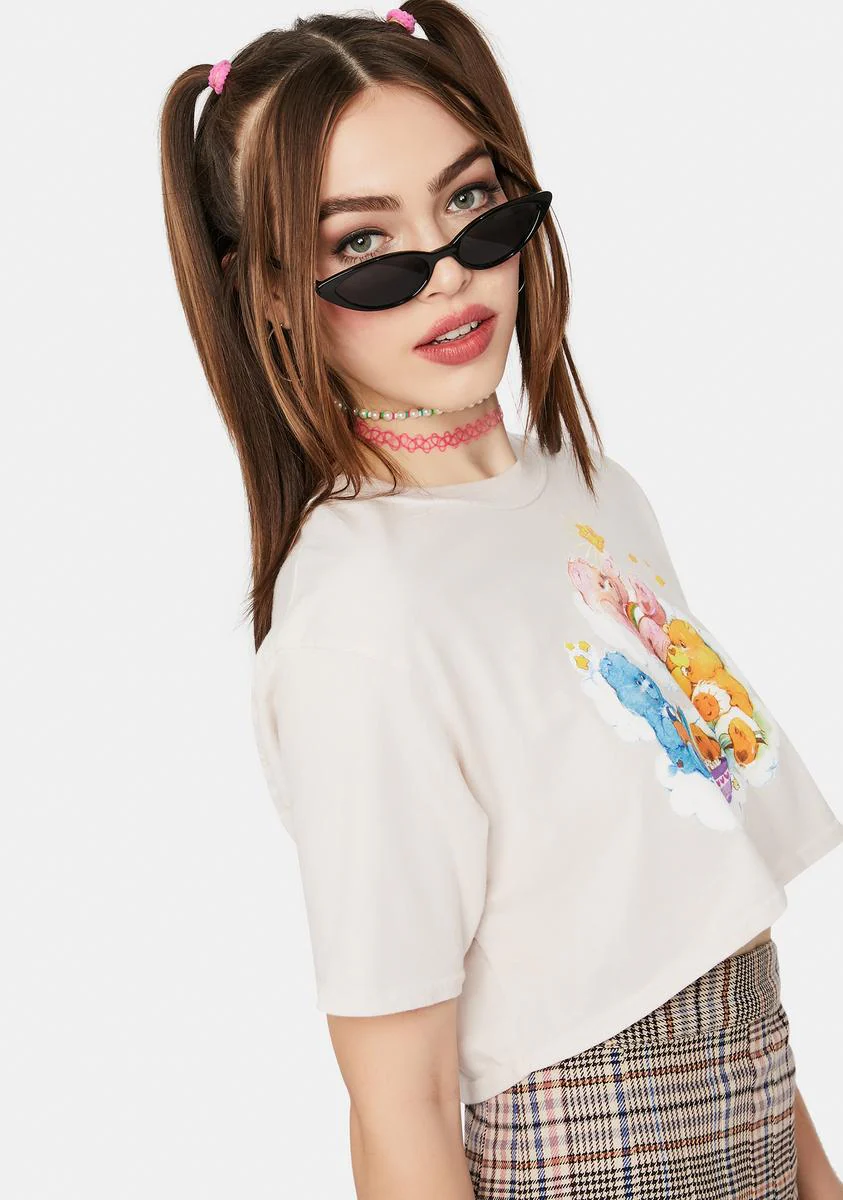 X Care Bears Bedtime Snack Crop Tee - Image 2