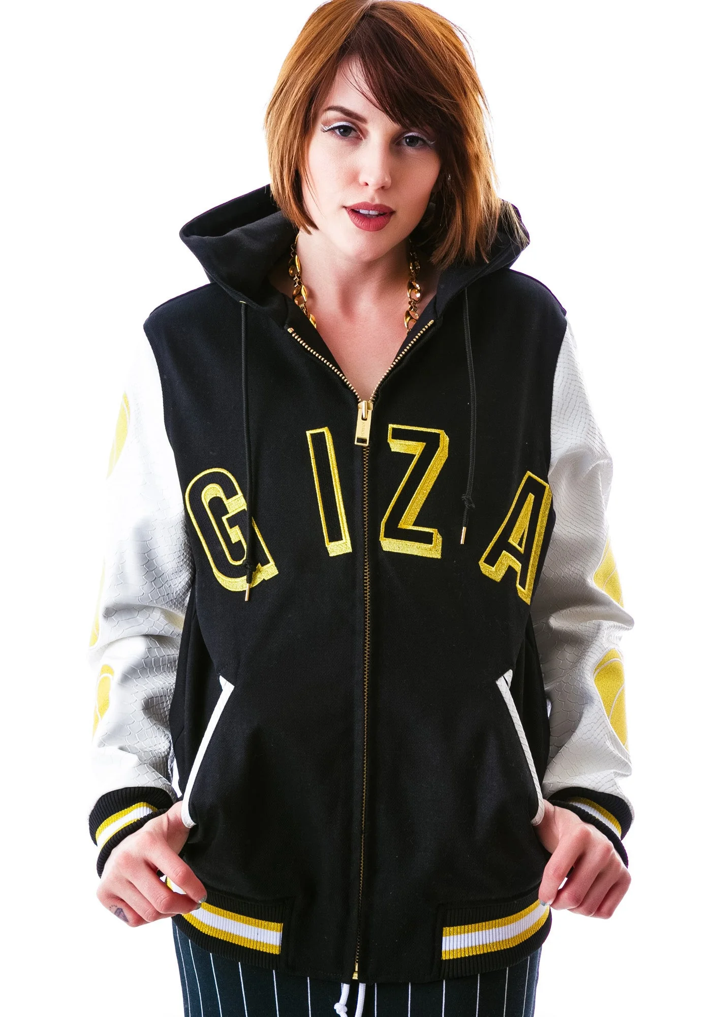 x Giza Shield Hoodie Jacket - Black - Image 8