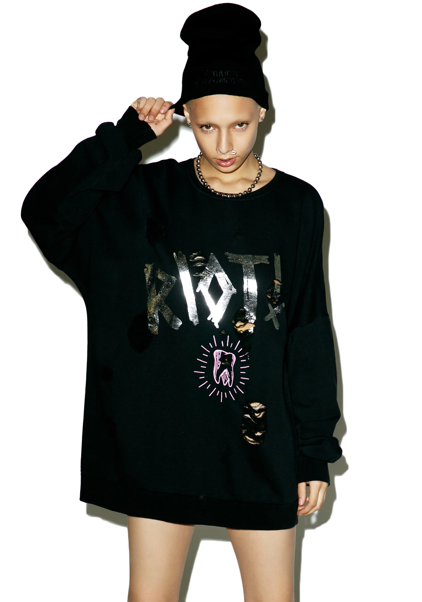 x Hanna Beth Riot Sweatshirt - Image 2