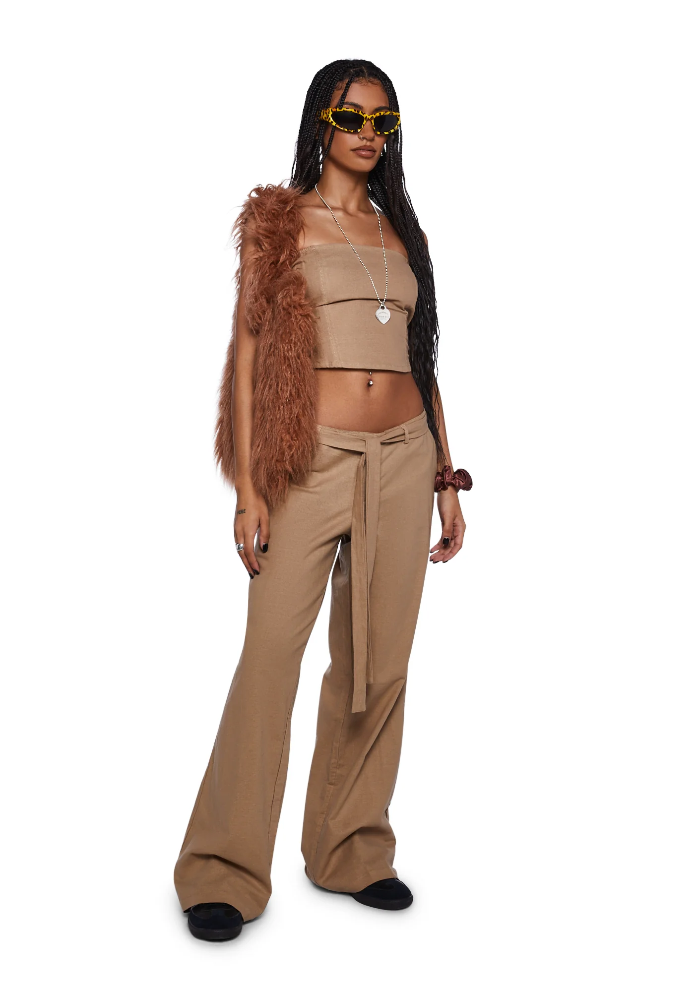 x Jacquie Shaloe Bandeau Top And Scarf Set - Image 2