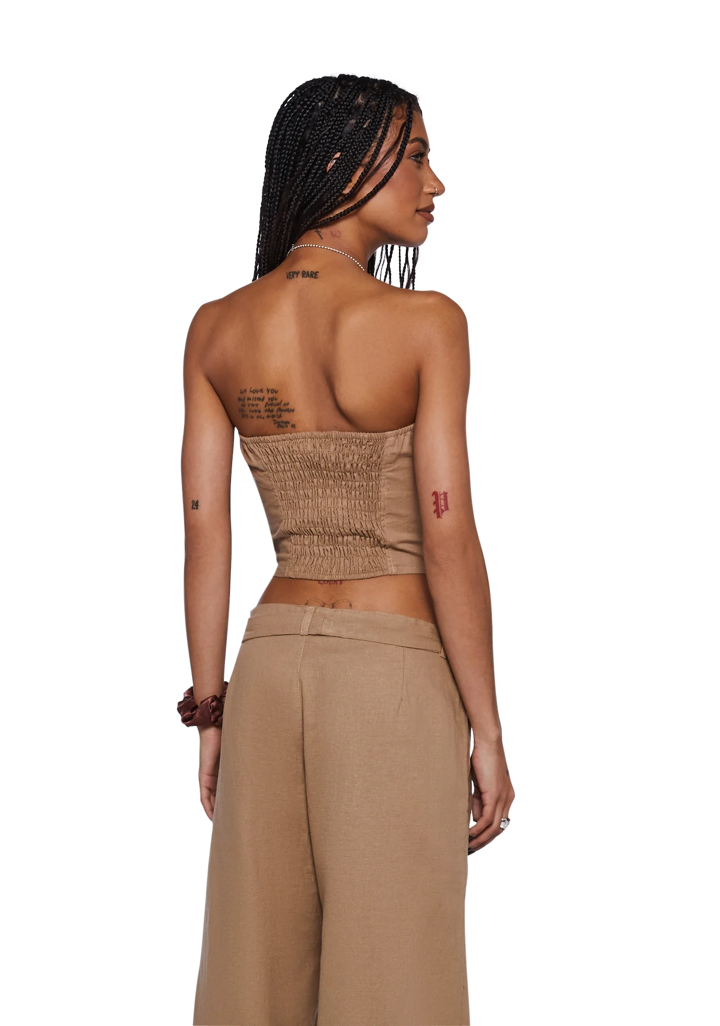 x Jacquie Shaloe Bandeau Top And Scarf Set - Image 4
