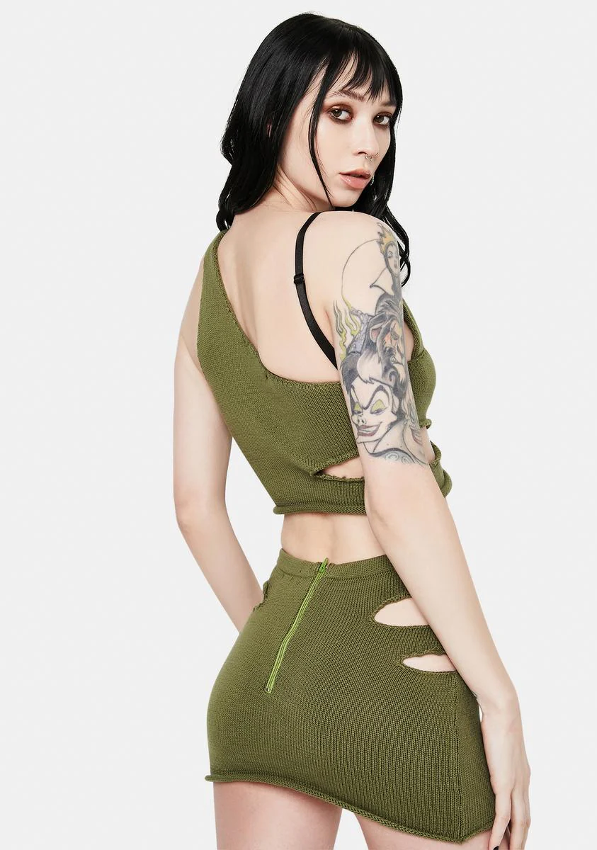 x PCL Cutout Mini Skirt - Image 4