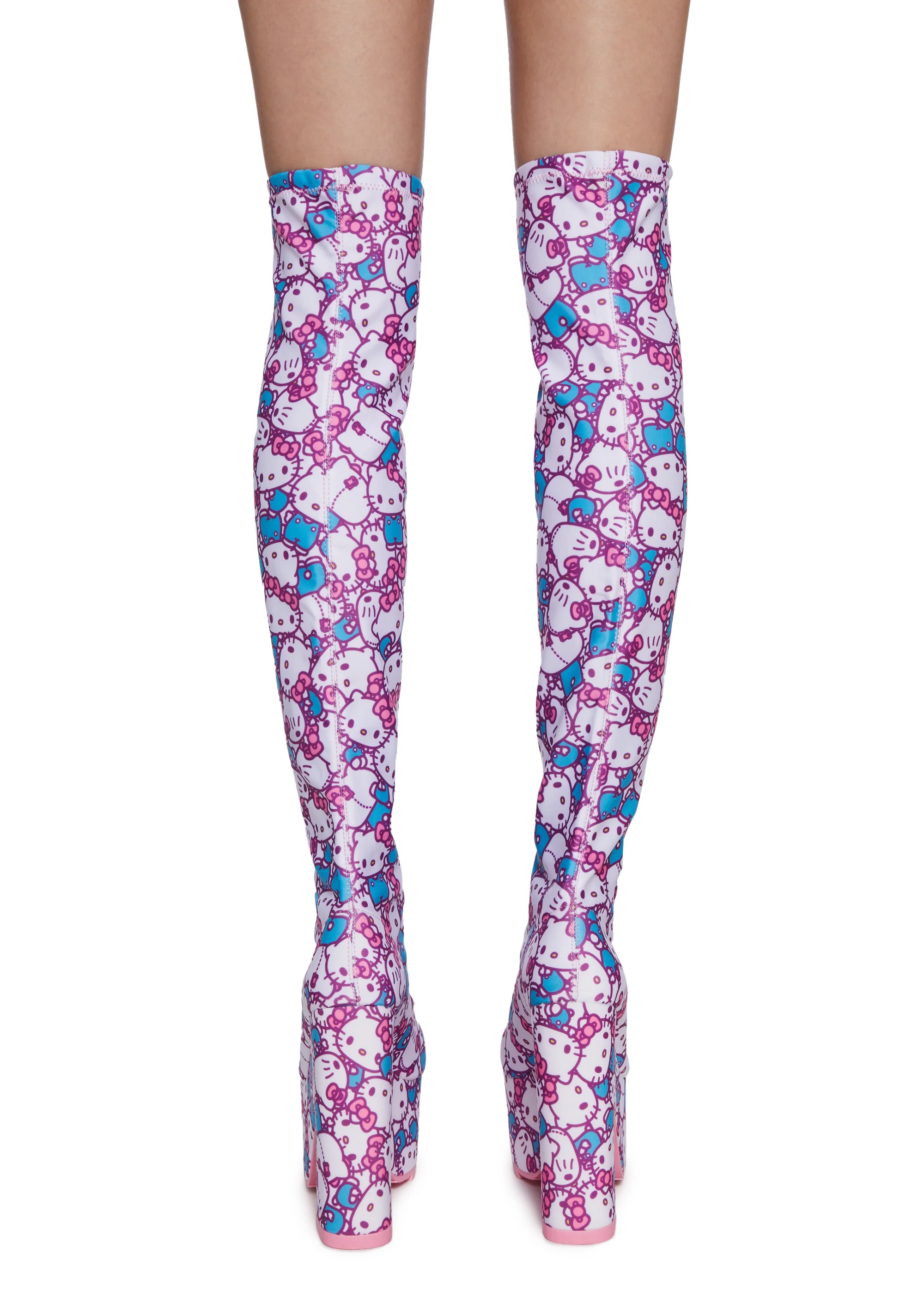 X Sanrio Labyrinth Hello Kitty Thigh High Boots - Image 4