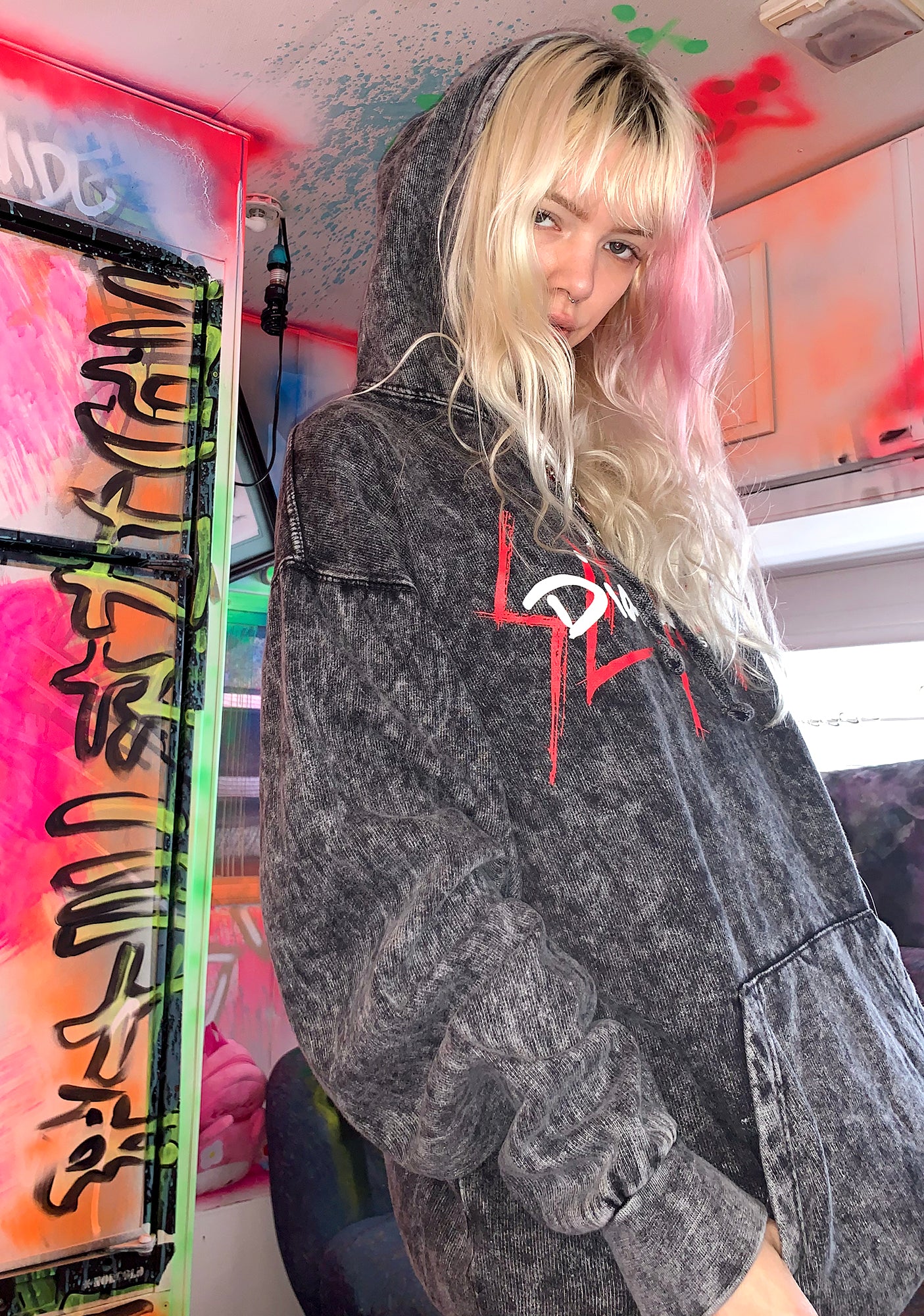 X Slayer Graphic Hoodie - Image 3