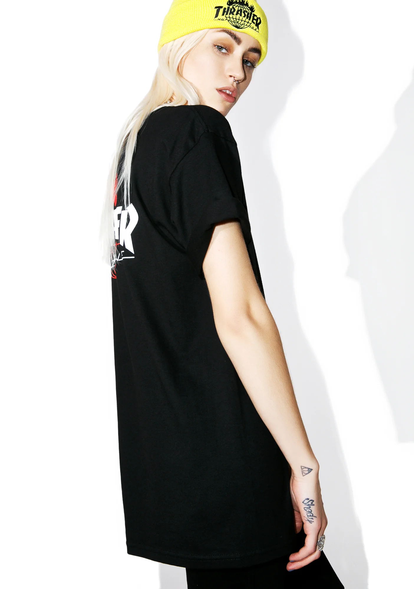 X Thrasher Tour De Stoops Black Tee - Image 4