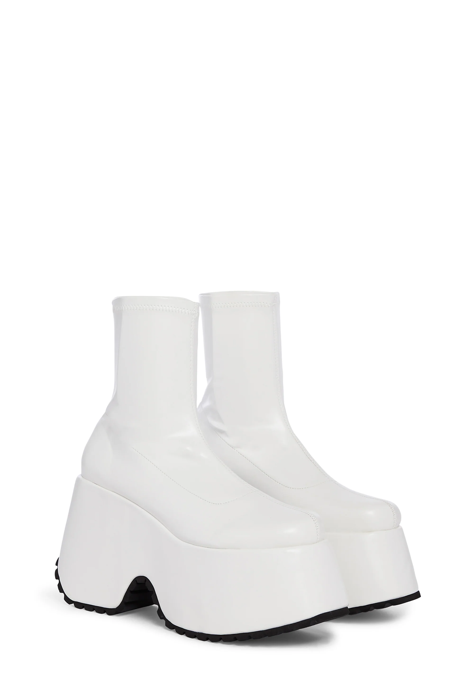 Ybarra Platform Boots - White - Image 3
