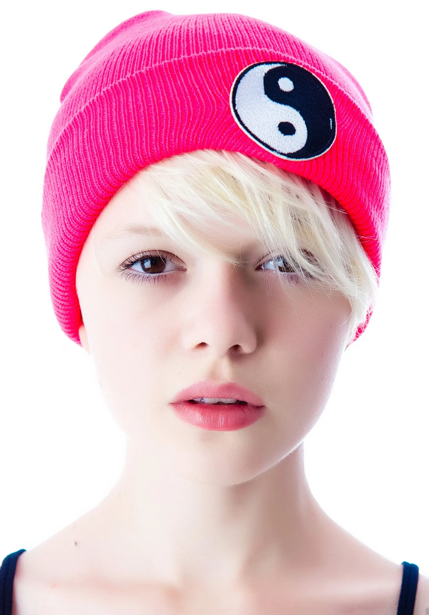Yin Yang Beanie - Blue - Image 6