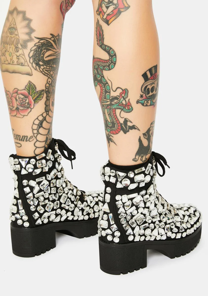 York Rhinestone Boots - Image 4