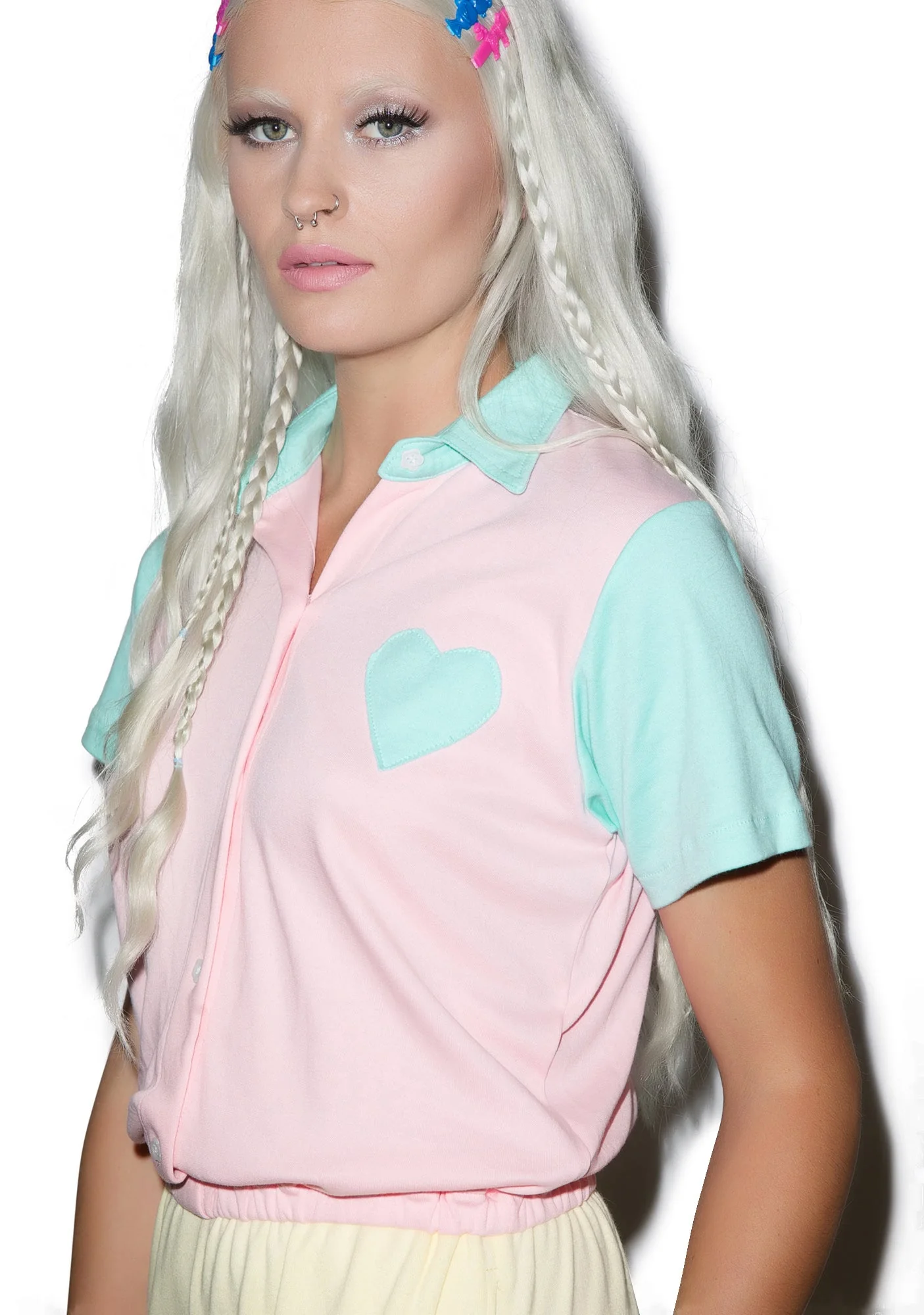 You Got It Dude Ruffle Romper - Pink - Image 4