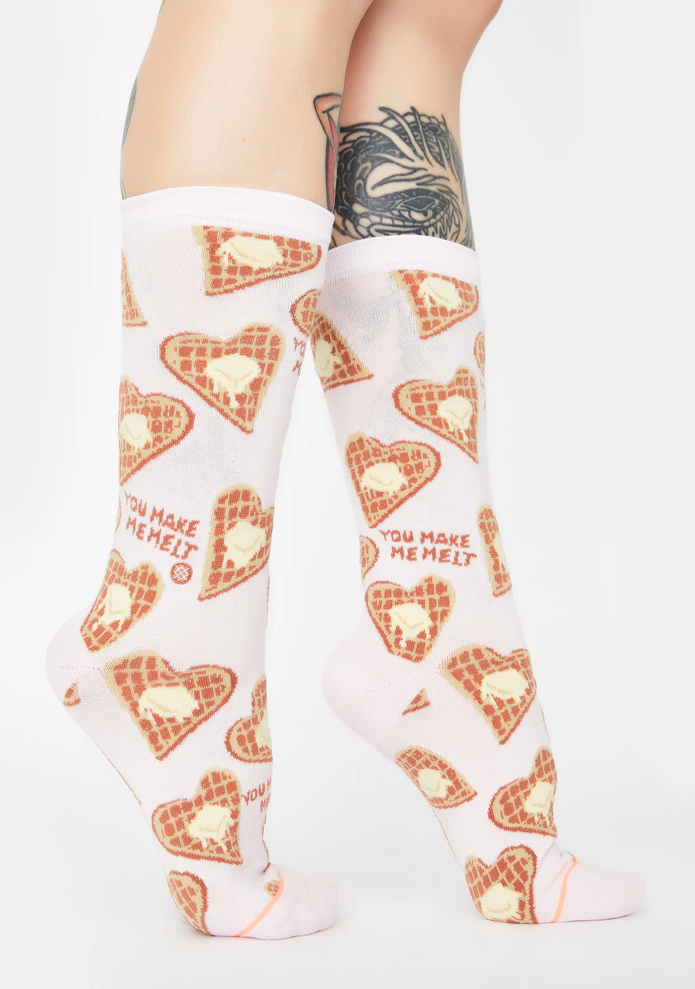 You Make Me Melt Crew Socks - Image 2