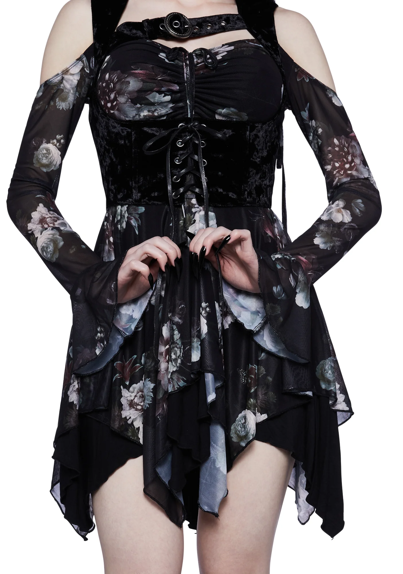 You Must Believe Underbust Corset - Black - Image 7