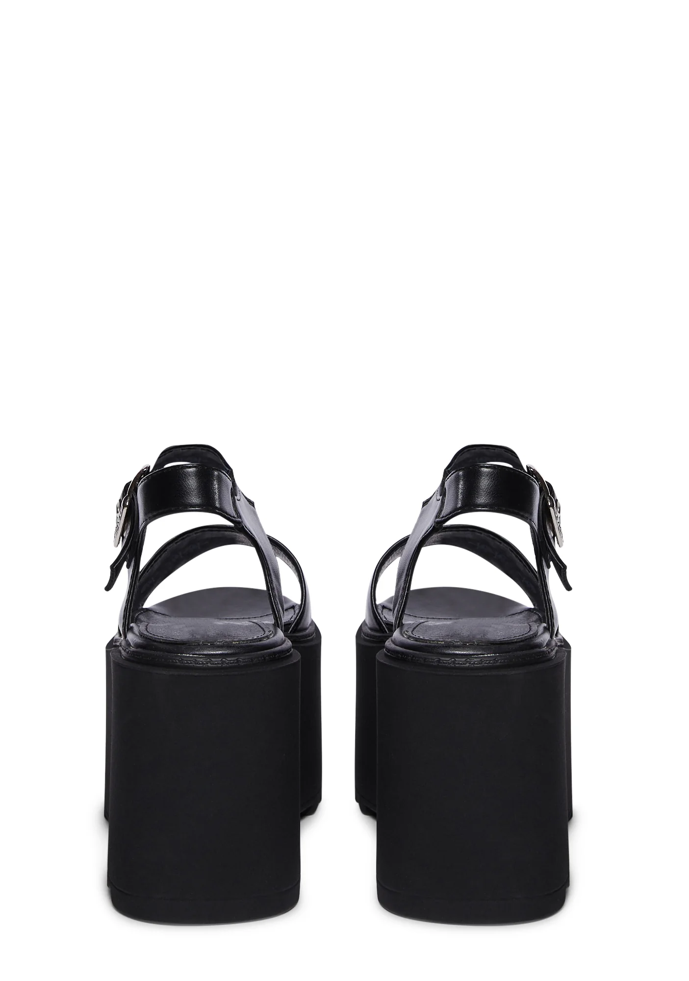Young And Free Platform Sandals - Black - Image 4