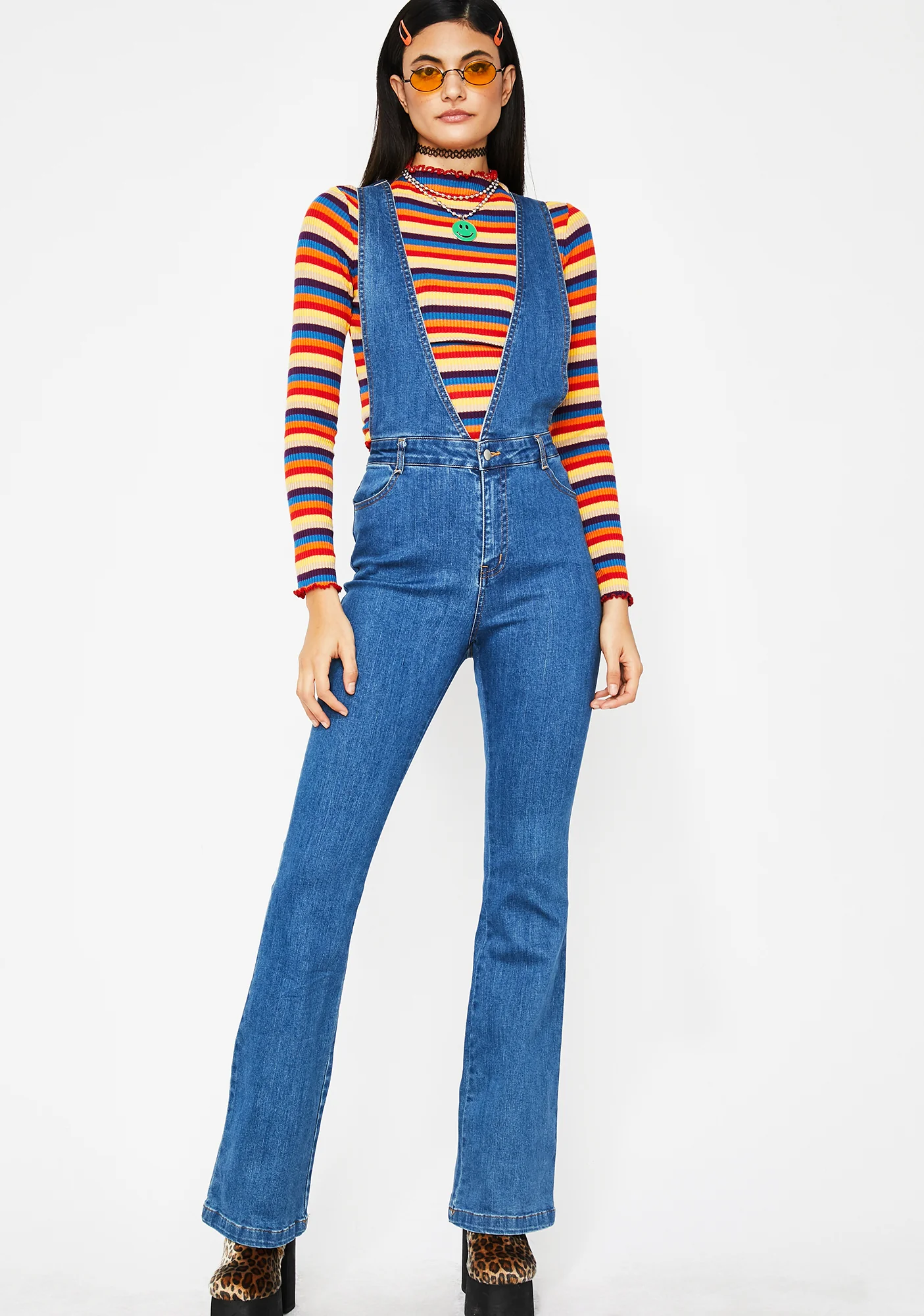 Young Luv Denim Overalls - Image 3