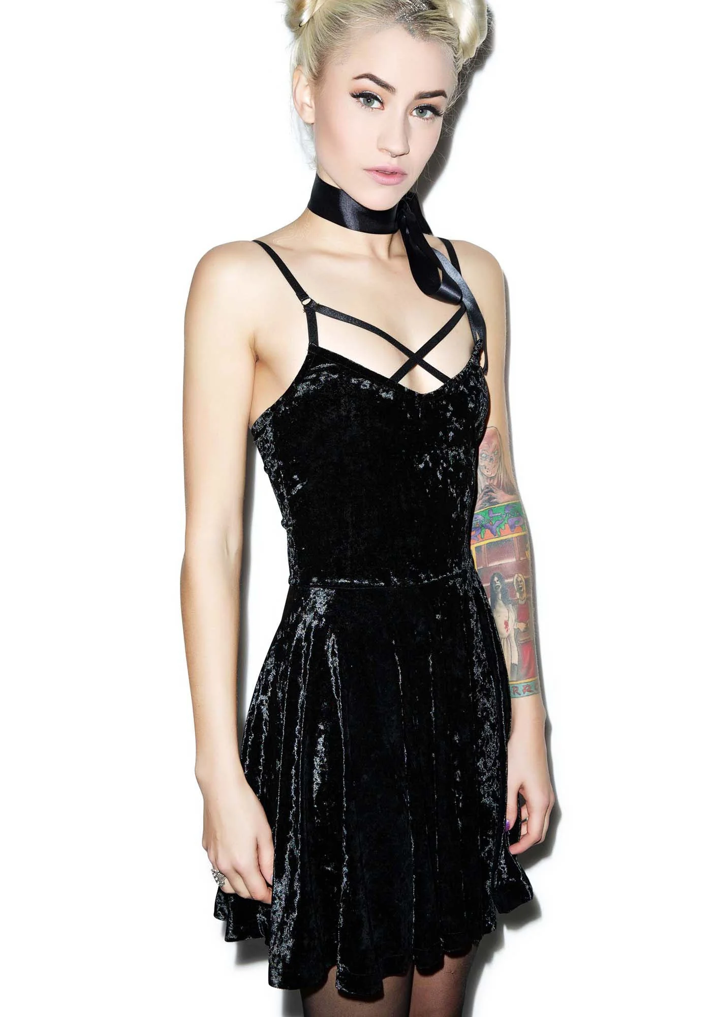 Your Velvet Crush Dress - Pink - Image 13