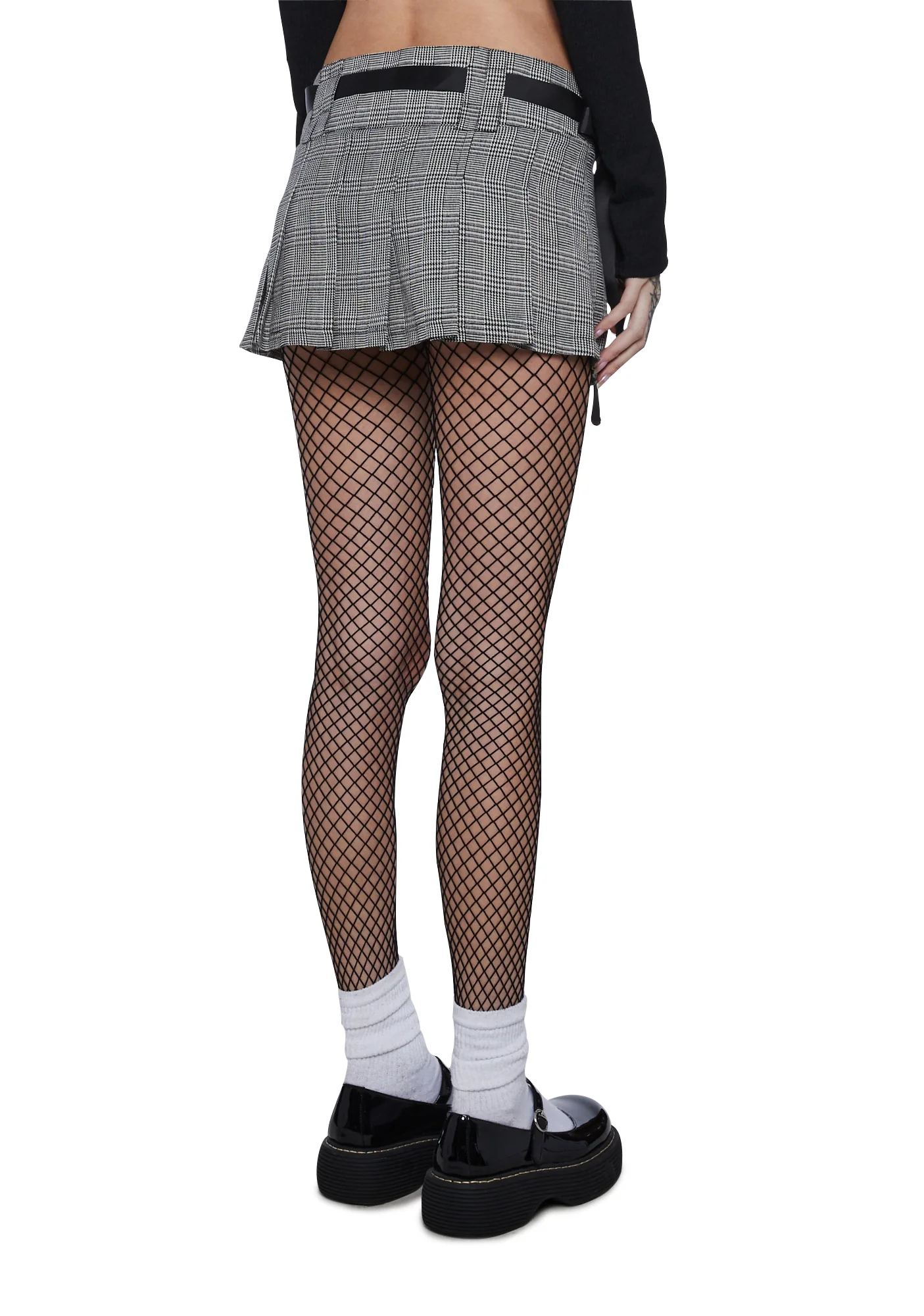 You're Invited Pleated Mini Skirt - Image 4